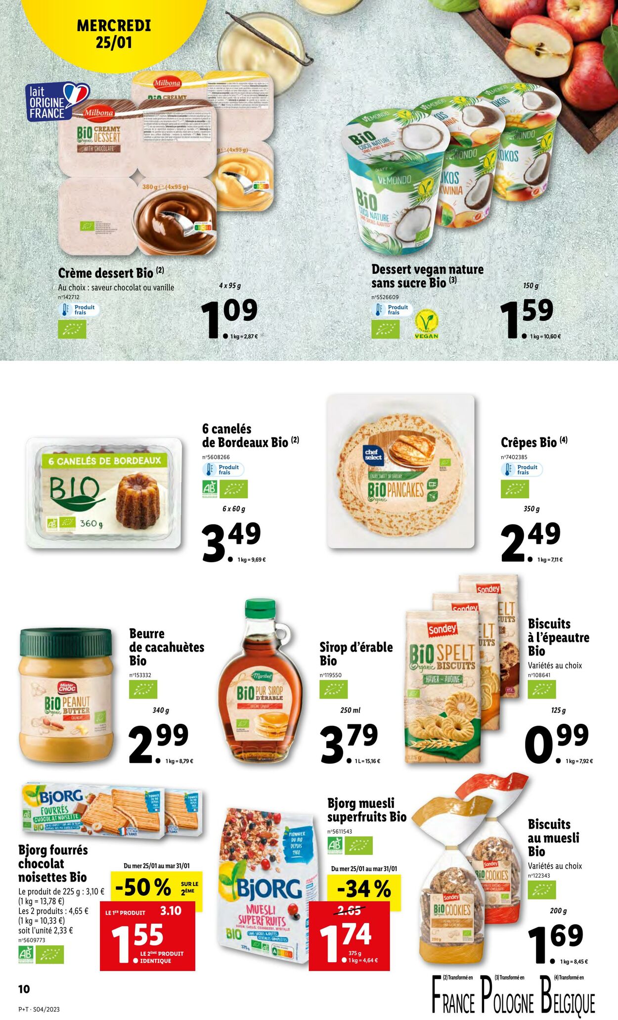 Catalogue Lidl 25.01.2023 - 31.01.2023