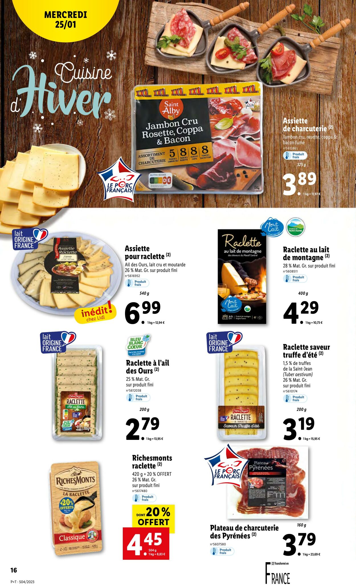 Catalogue Lidl 25.01.2023 - 31.01.2023