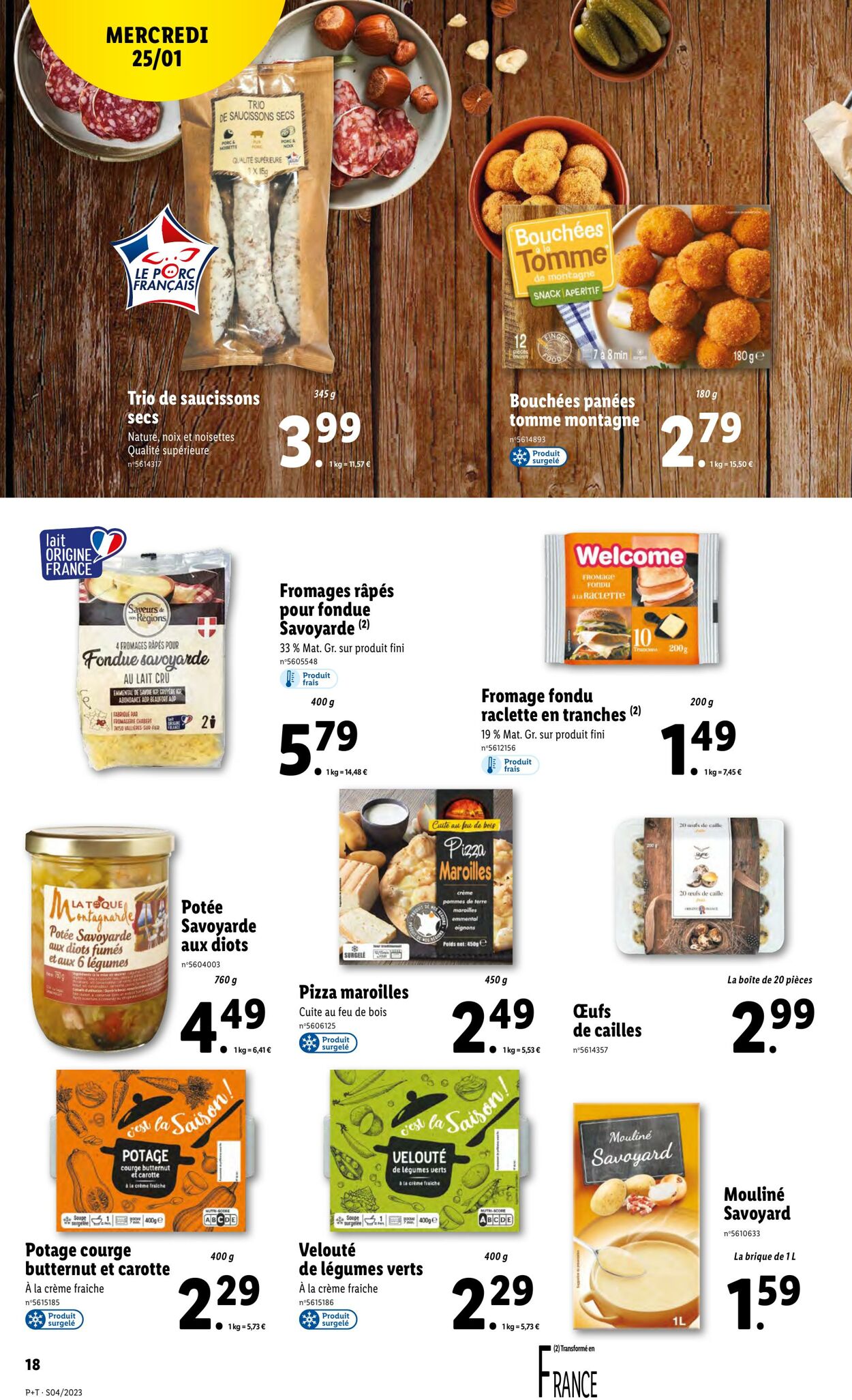 Catalogue Lidl 25.01.2023 - 31.01.2023