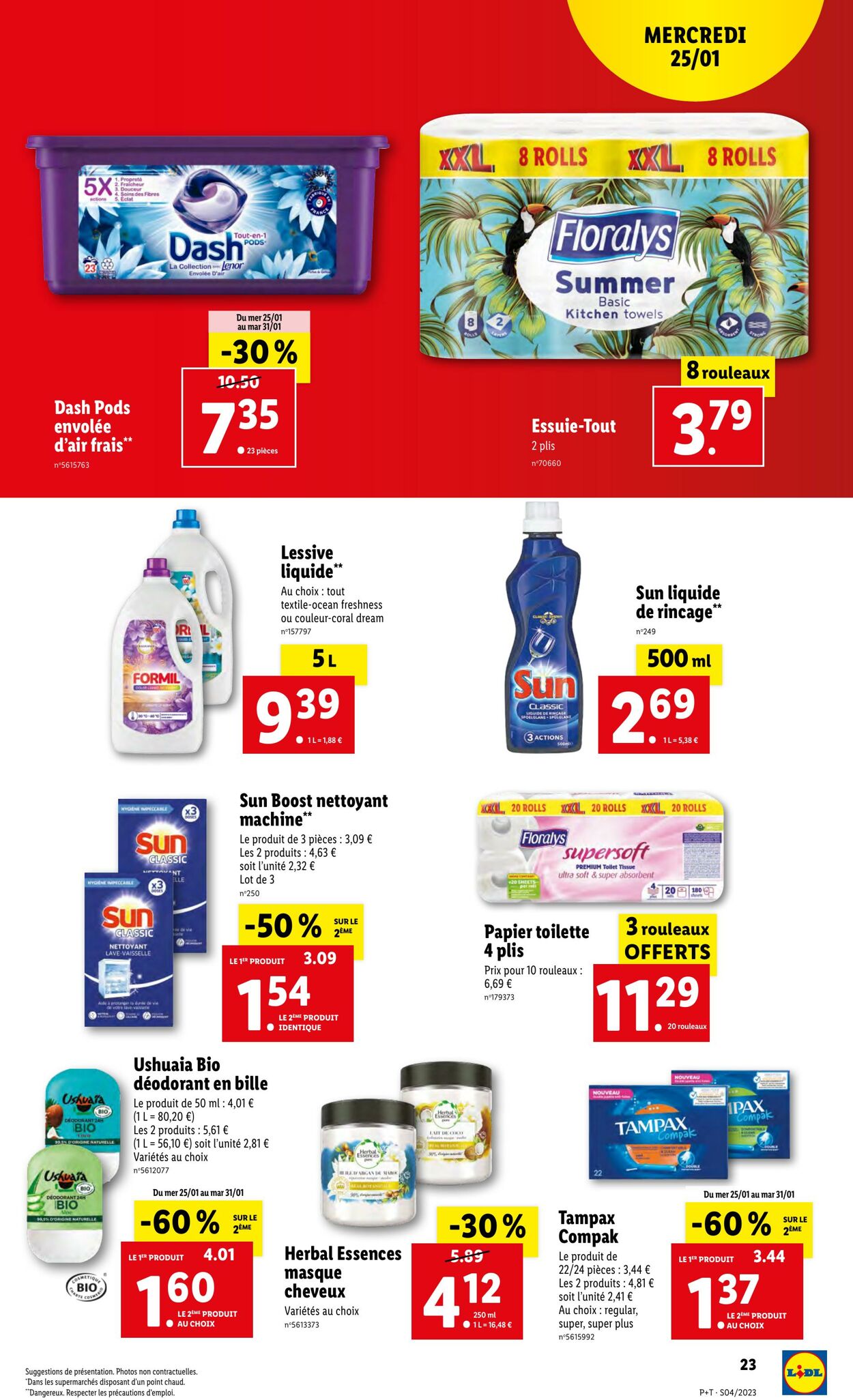 Catalogue Lidl 25.01.2023 - 31.01.2023