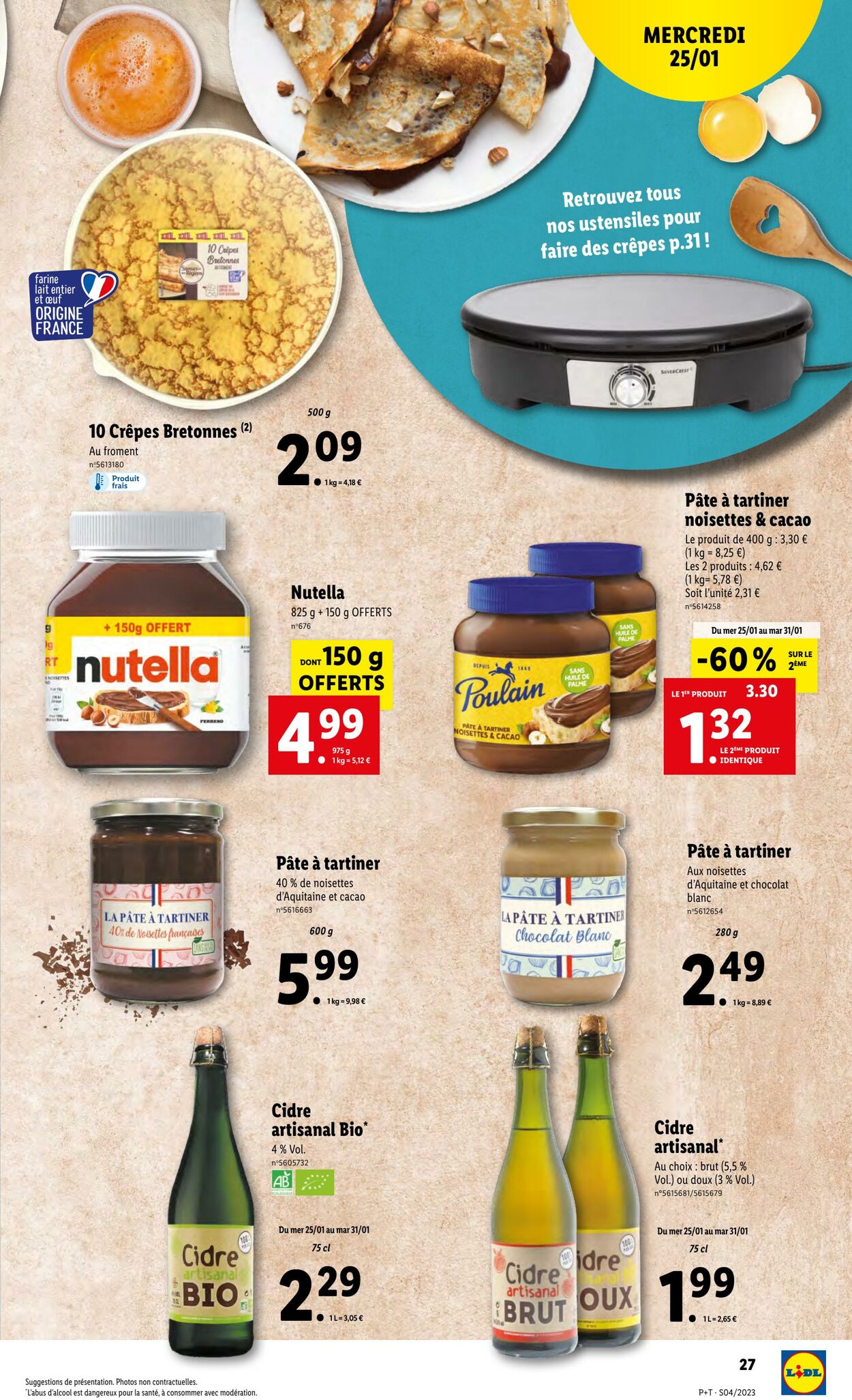 Catalogue Lidl 25.01.2023 - 31.01.2023