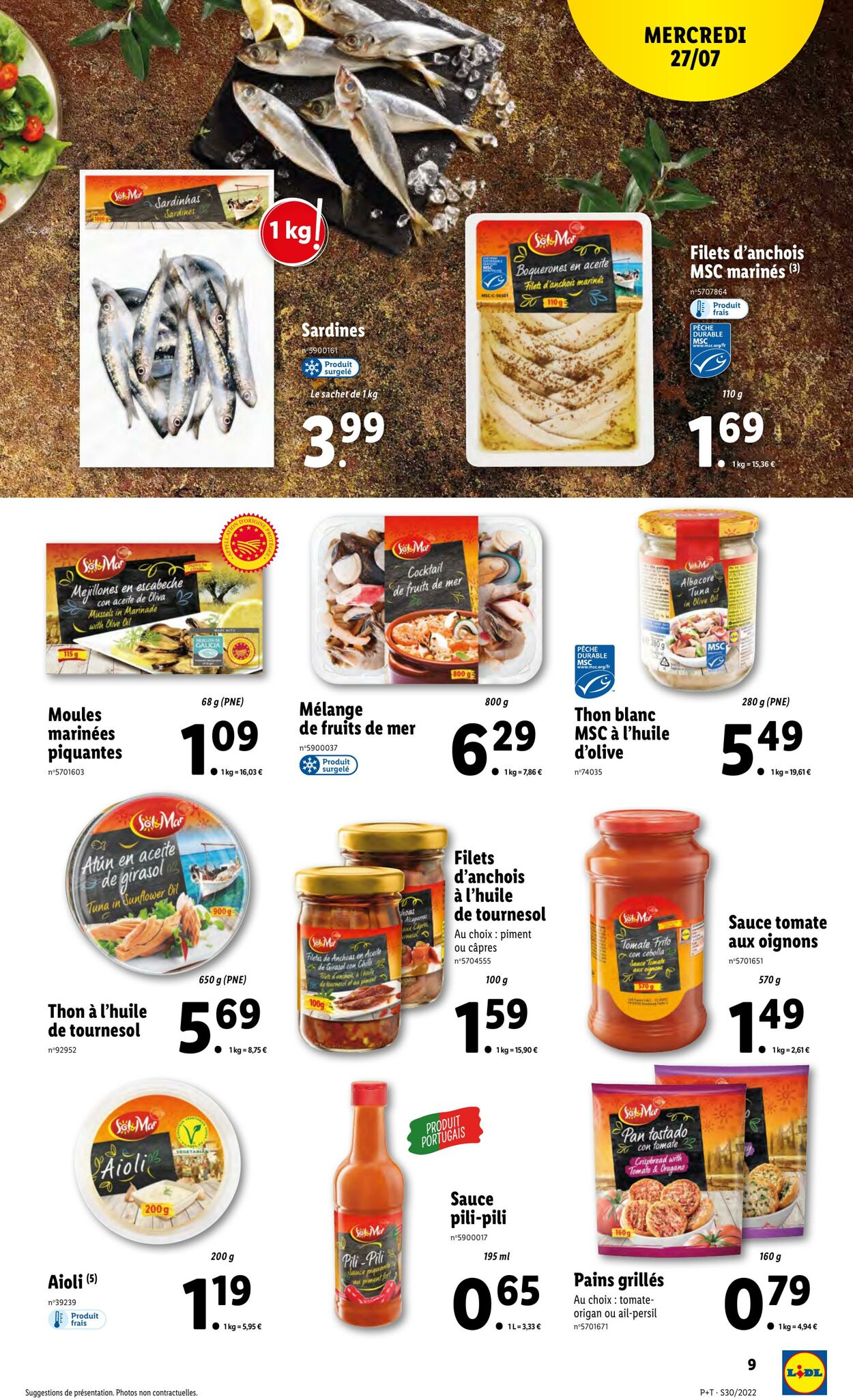 Catalogue Lidl 27.07.2022 - 02.08.2022