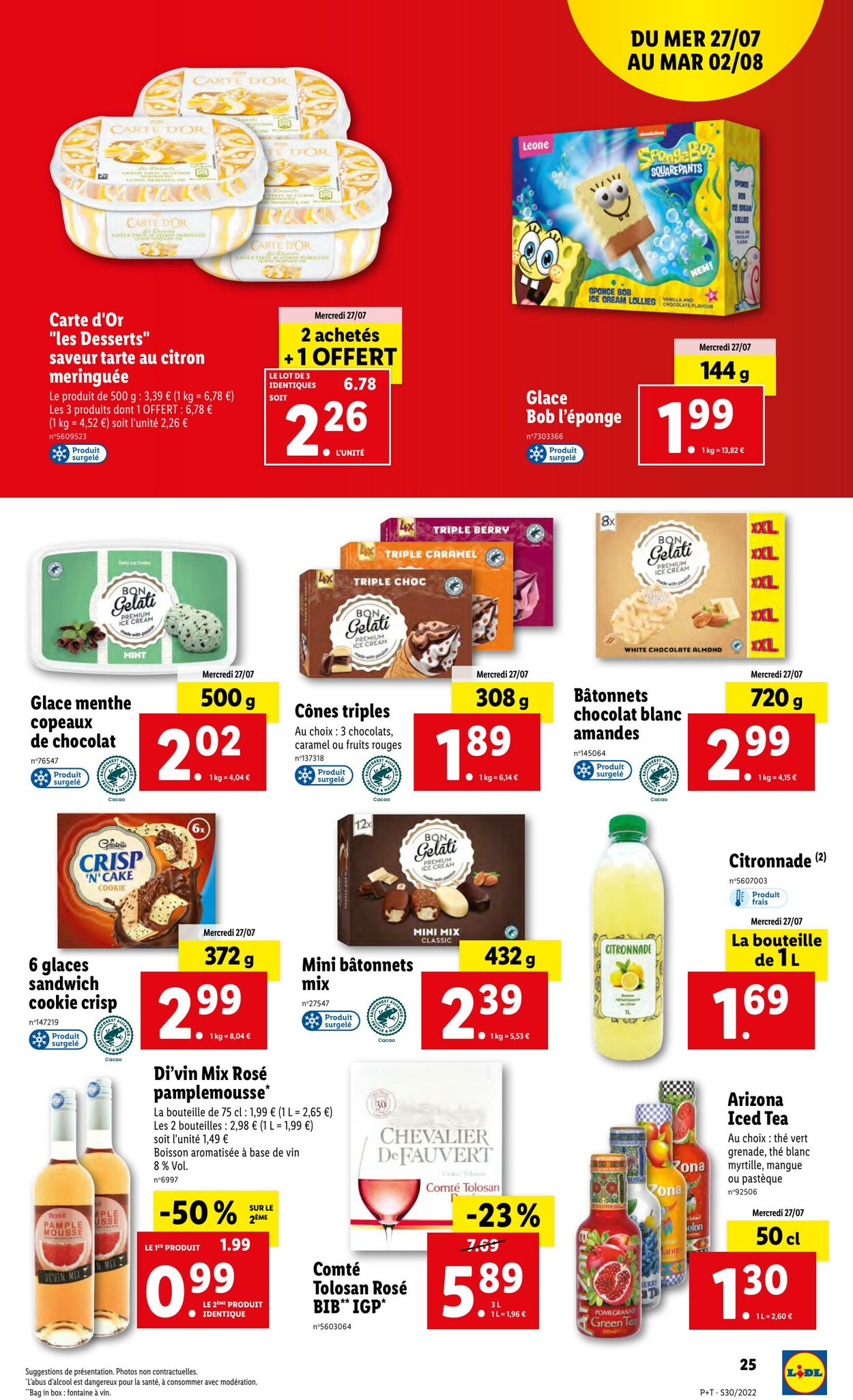 Catalogue Lidl 27.07.2022 - 02.08.2022