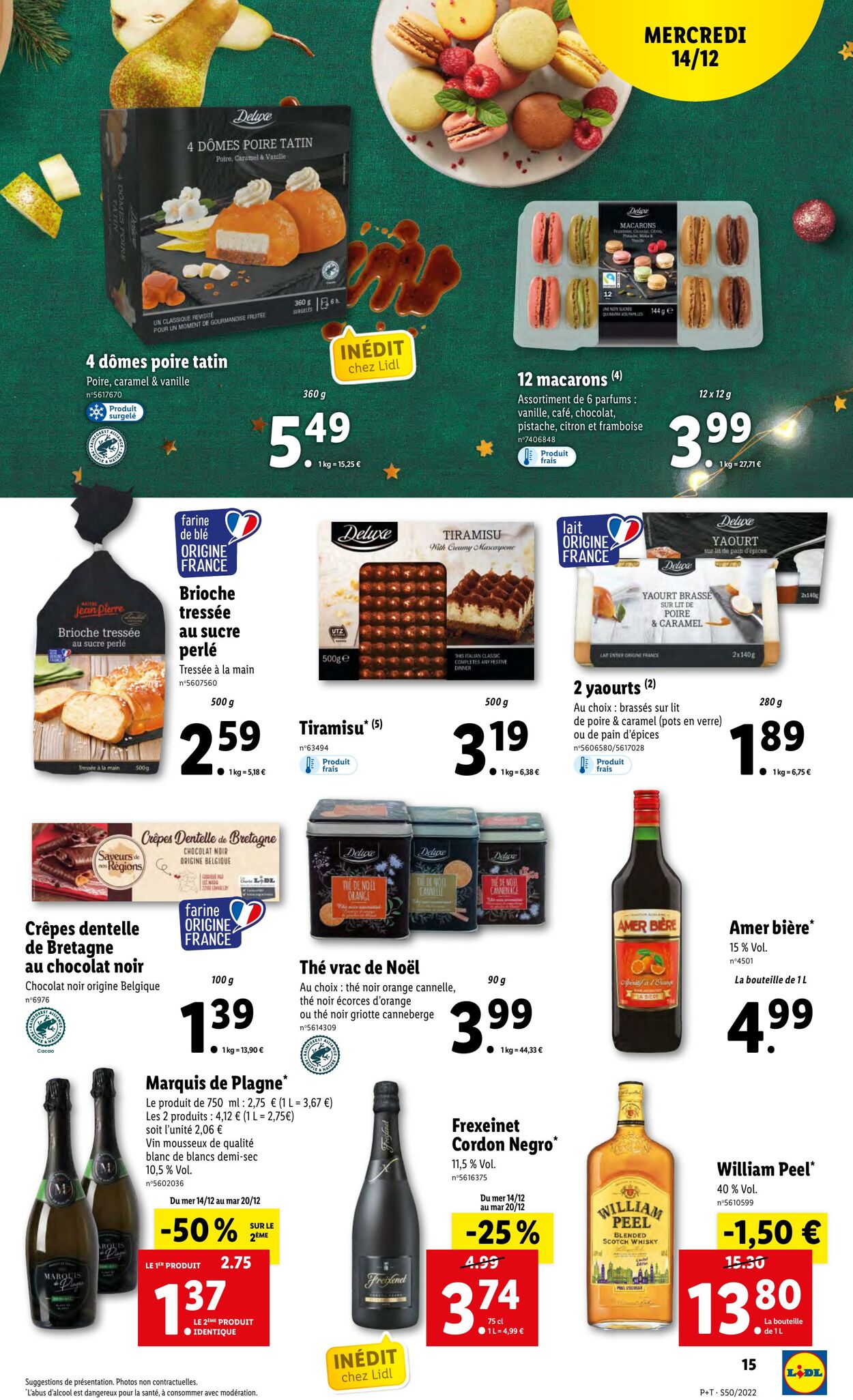 Catalogue Lidl 14.12.2022 - 20.12.2022