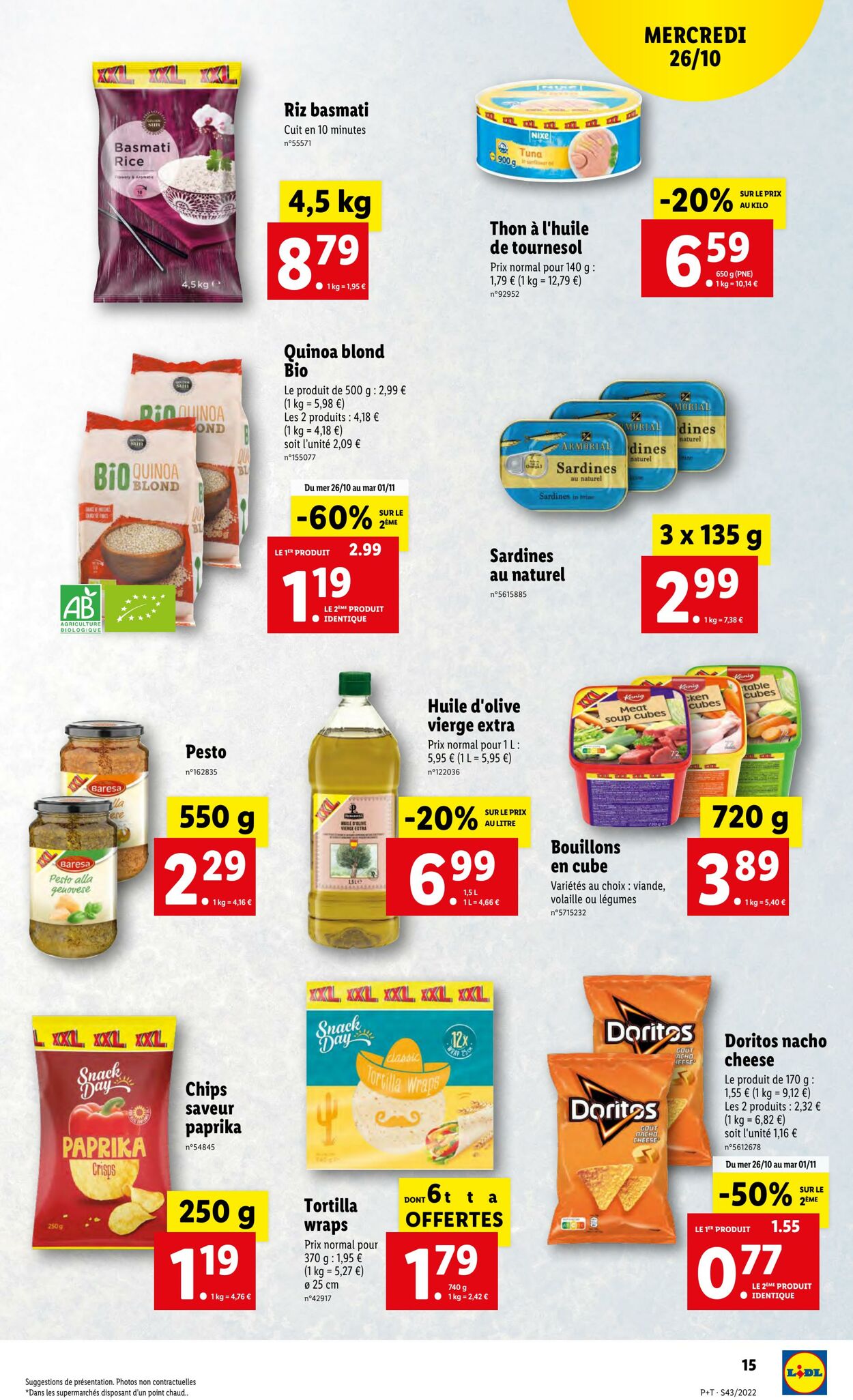 Catalogue Lidl 26.10.2022 - 01.11.2022