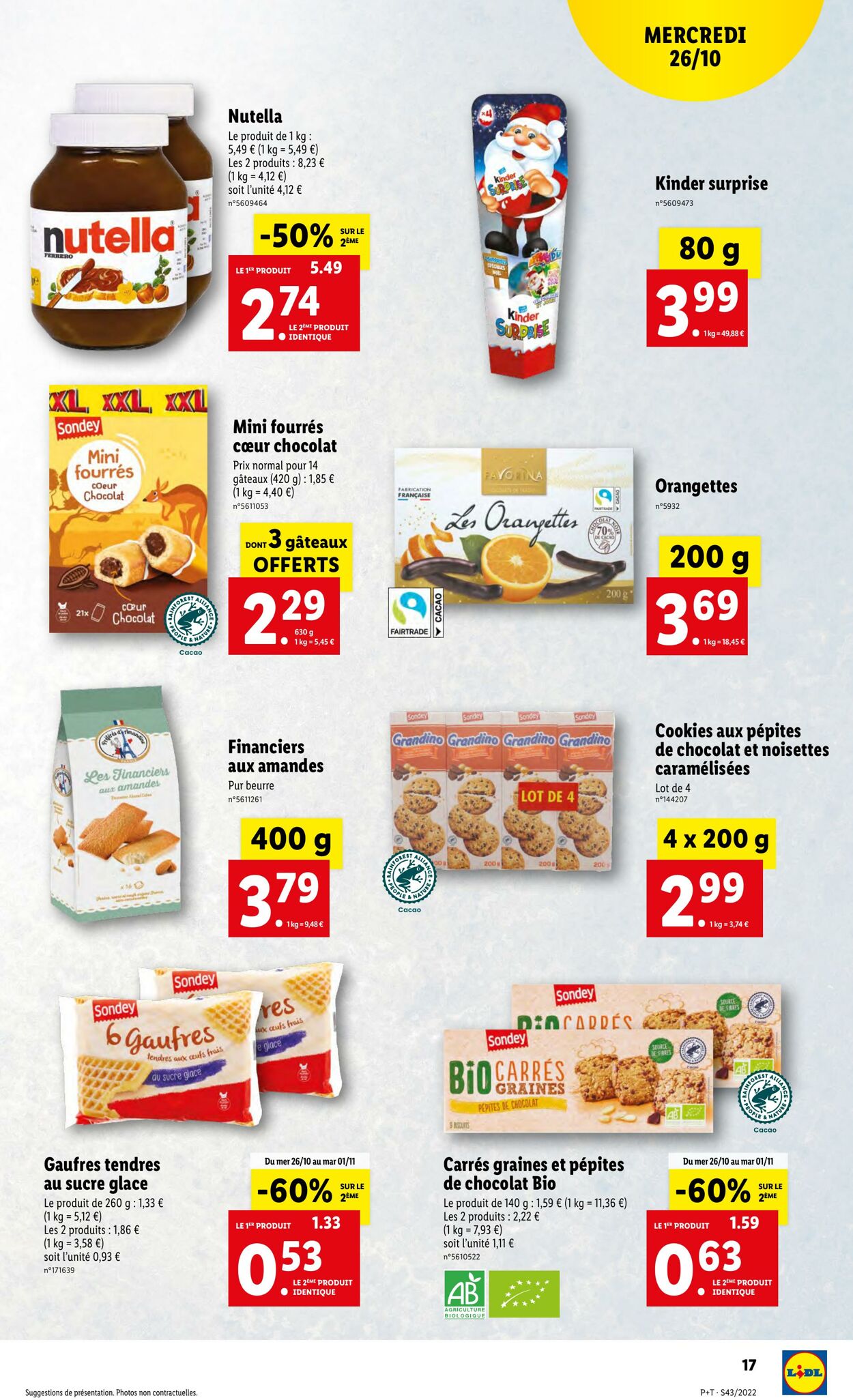 Catalogue Lidl 26.10.2022 - 01.11.2022