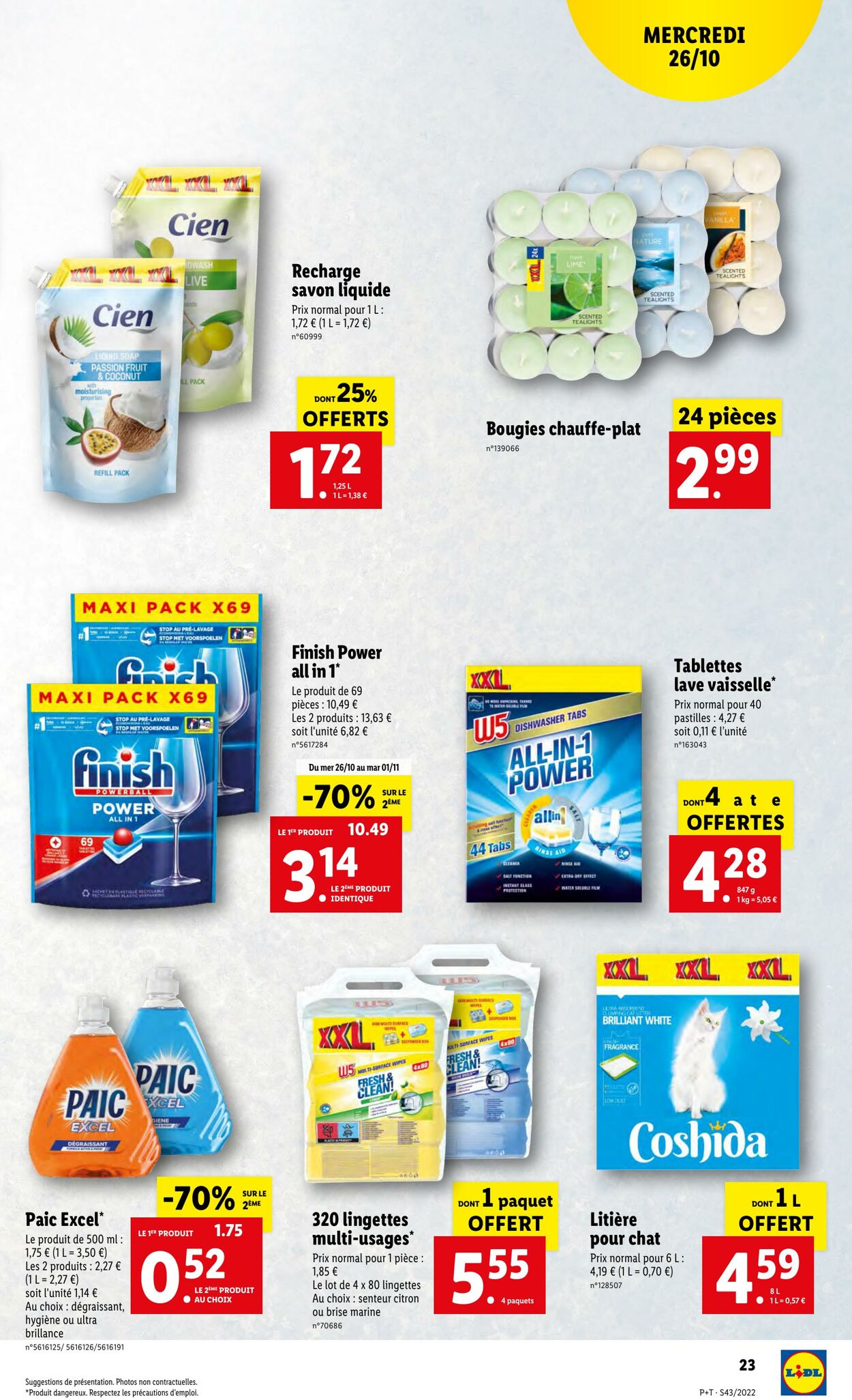 Catalogue Lidl 26.10.2022 - 01.11.2022