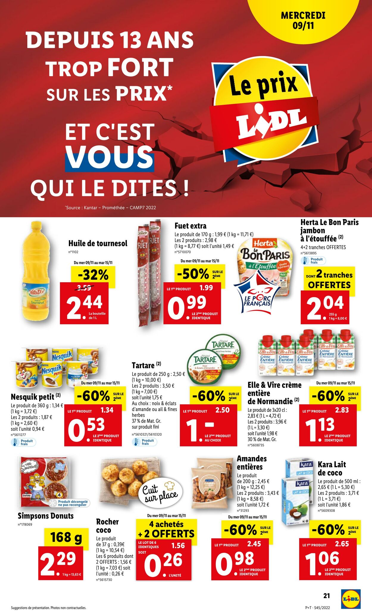 Catalogue Lidl 09.11.2022 - 15.11.2022