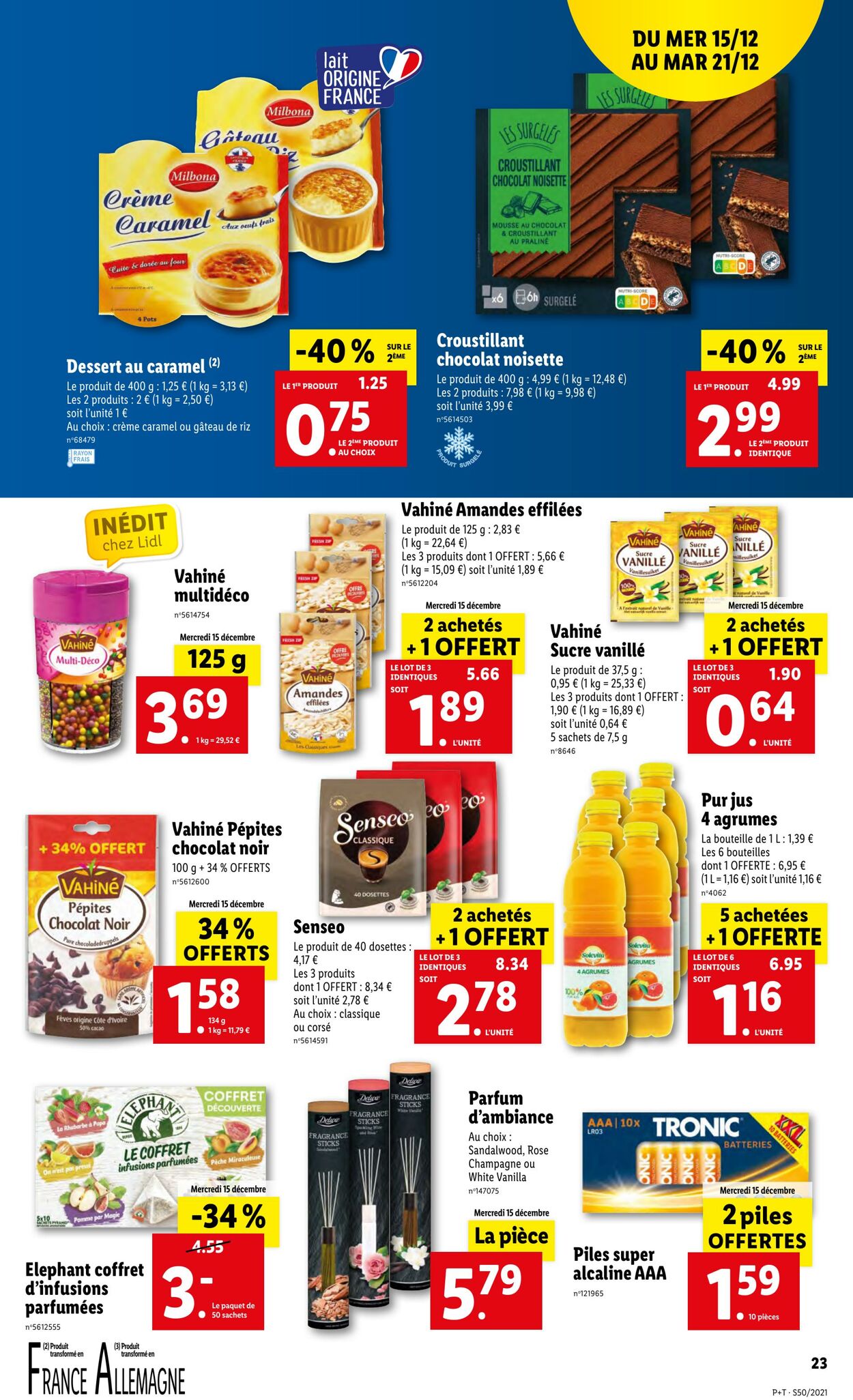 Catalogue Lidl 15.12.2021 - 21.12.2021