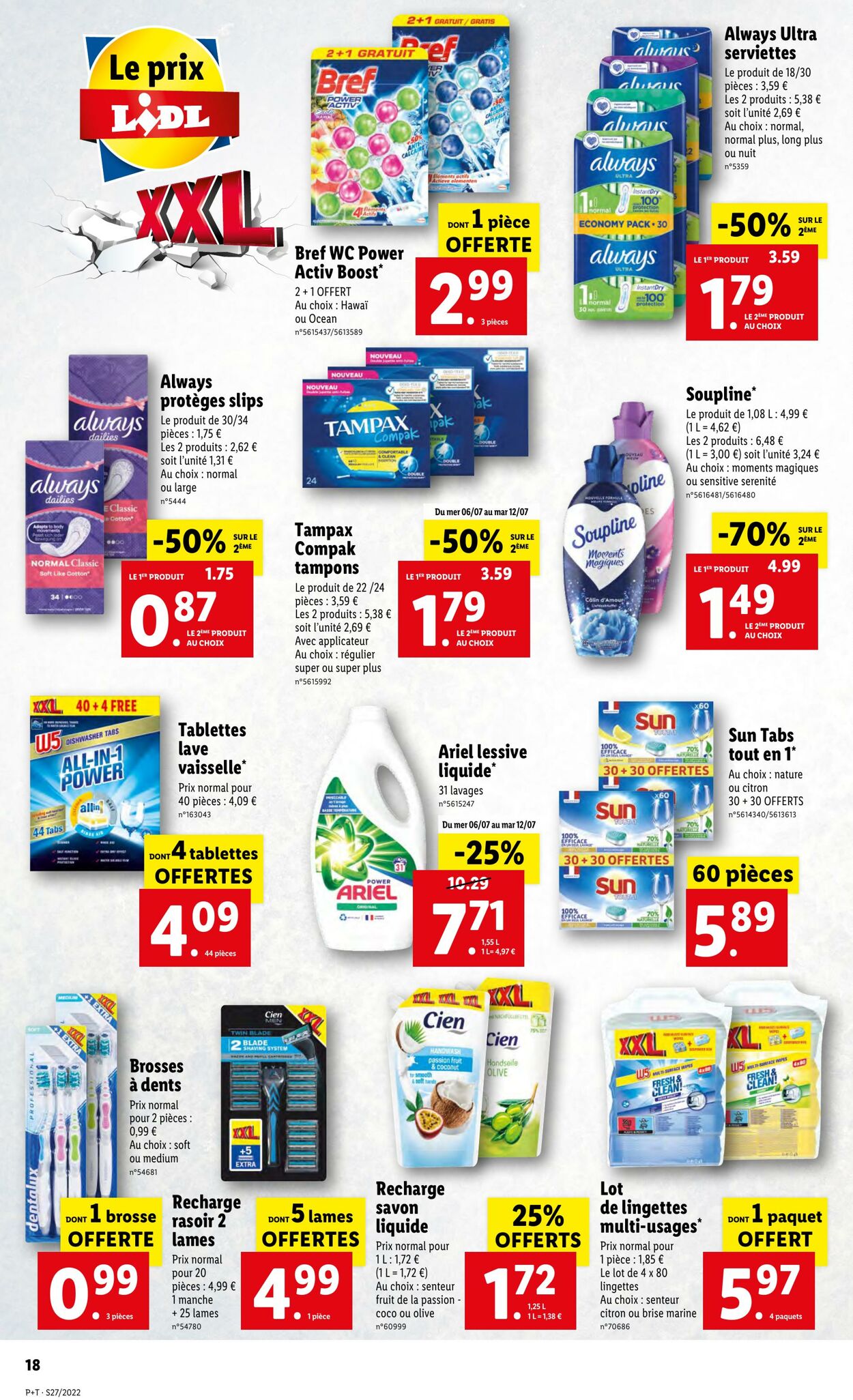 Catalogue Lidl 06.07.2022 - 12.07.2022