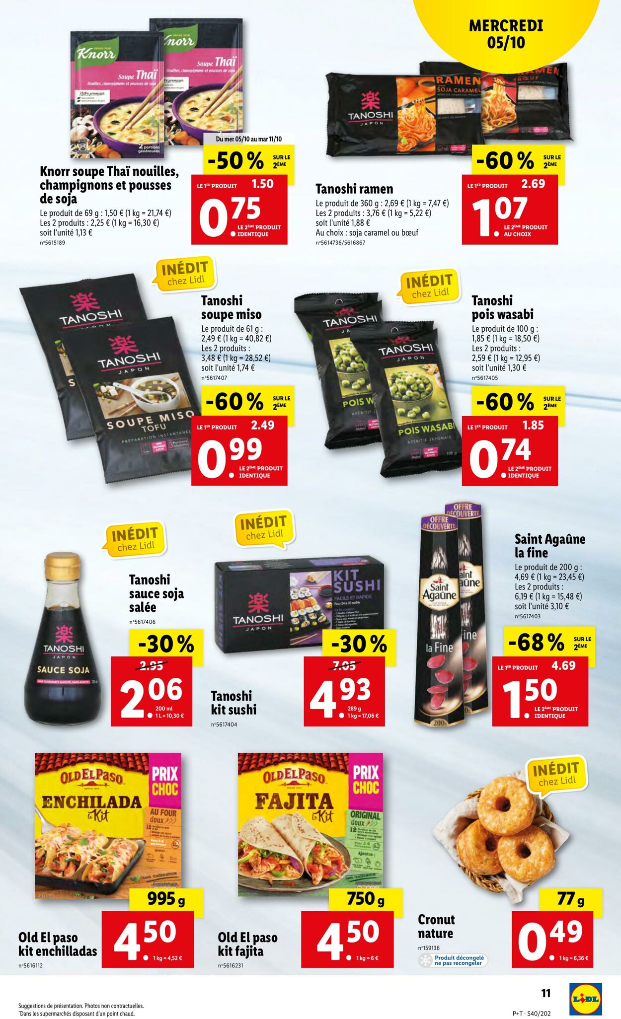 Catalogue Lidl 05.10.2022 - 11.10.2022