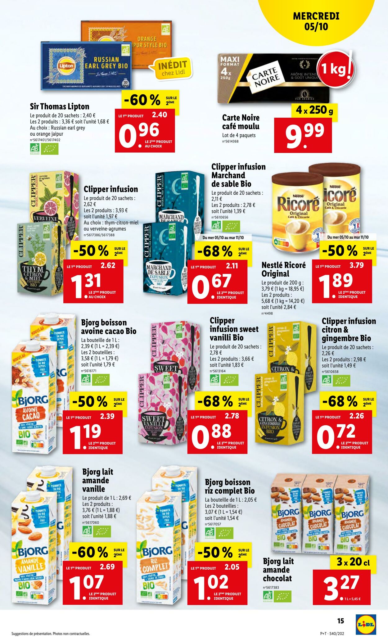 Catalogue Lidl 05.10.2022 - 11.10.2022