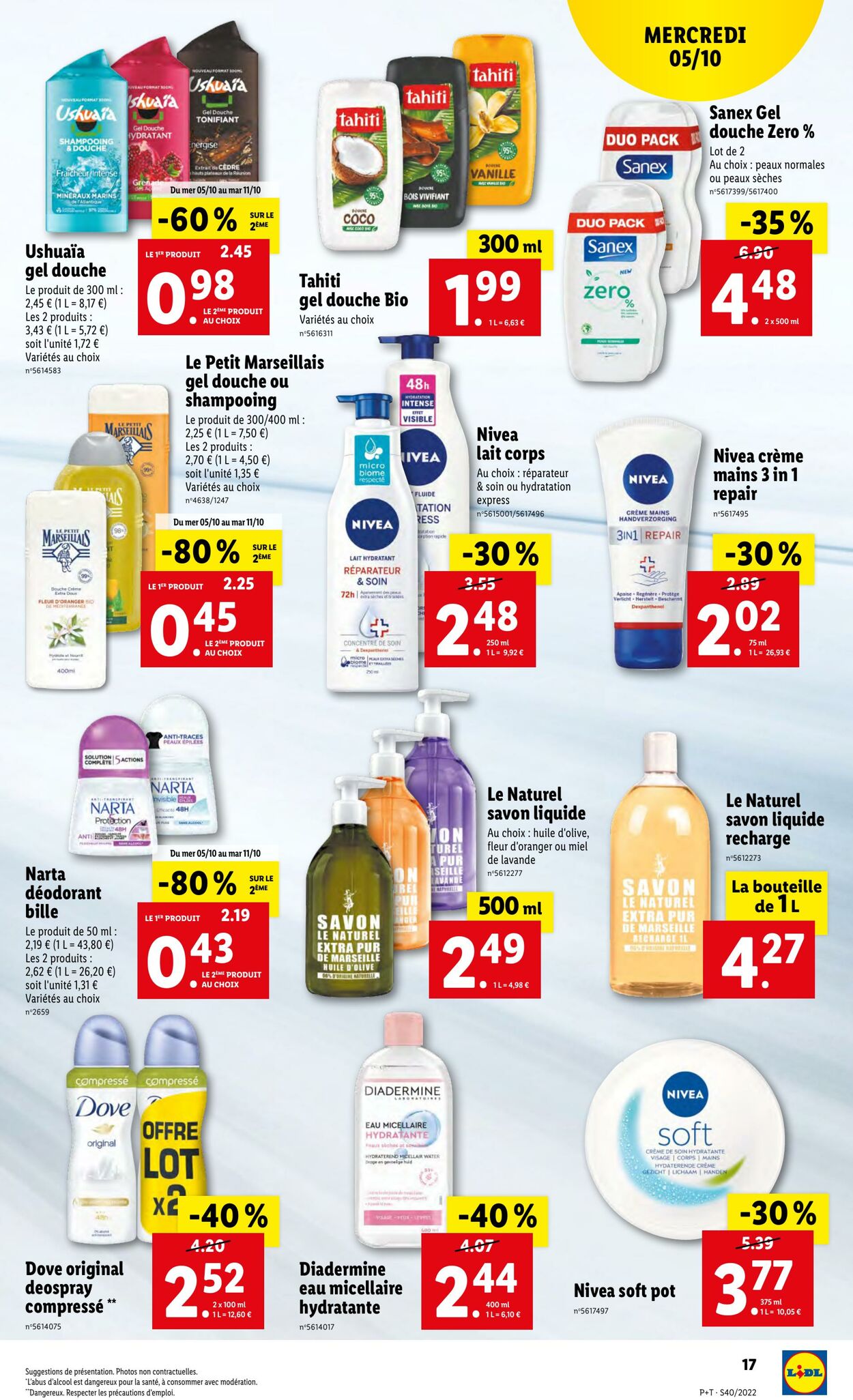 Catalogue Lidl 05.10.2022 - 11.10.2022