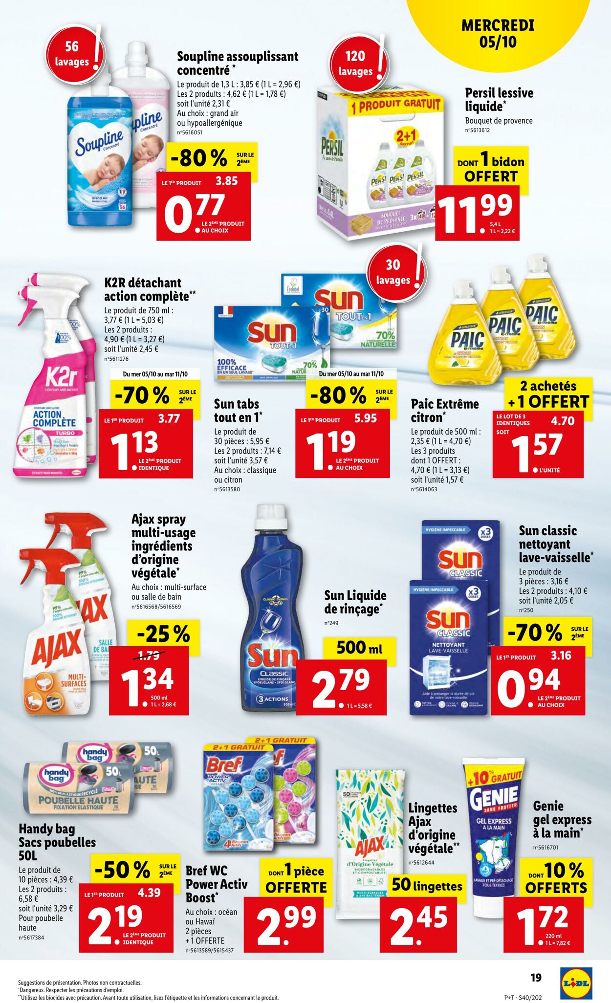 Catalogue Lidl 05.10.2022 - 11.10.2022