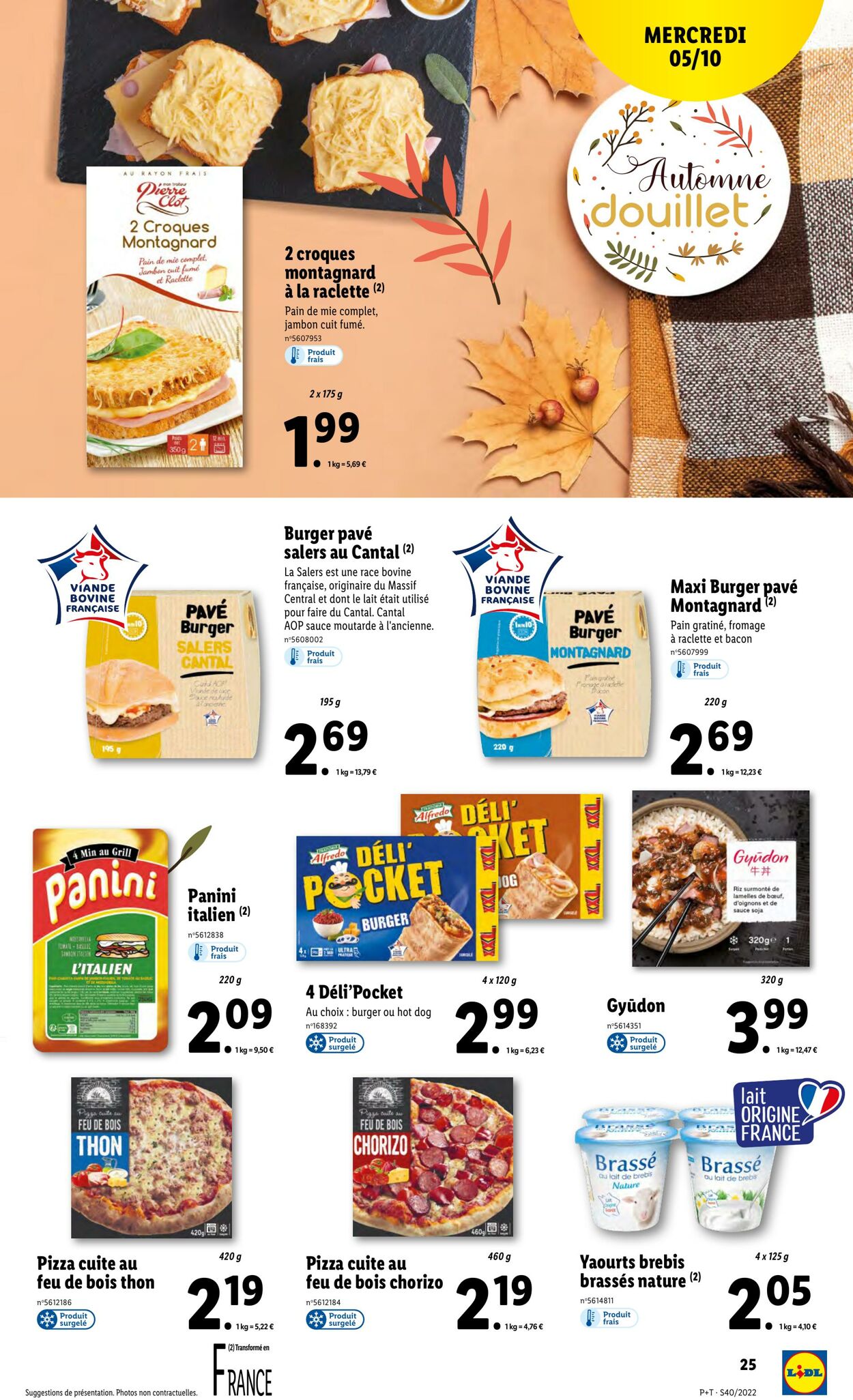 Catalogue Lidl 05.10.2022 - 11.10.2022