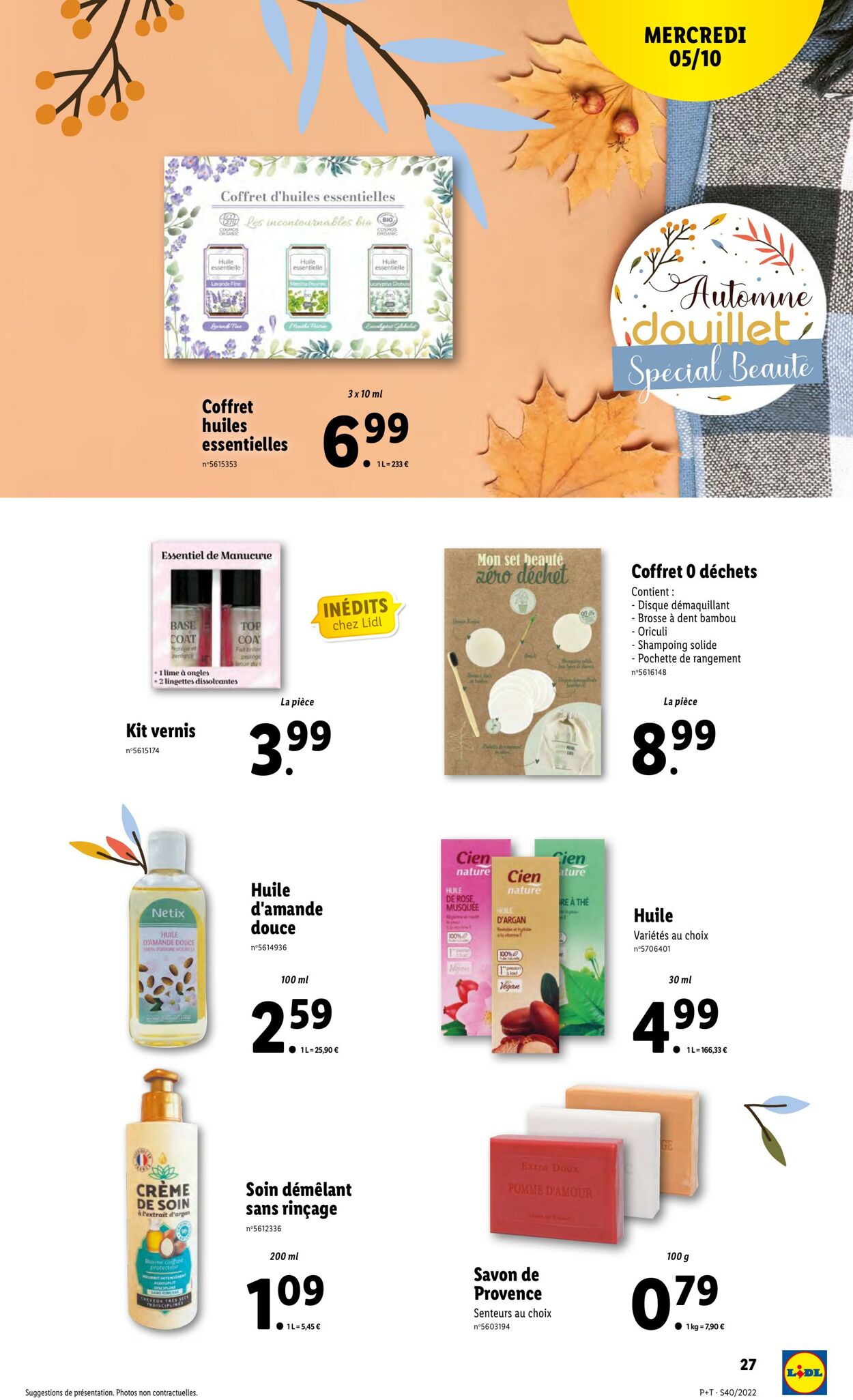 Catalogue Lidl 05.10.2022 - 11.10.2022