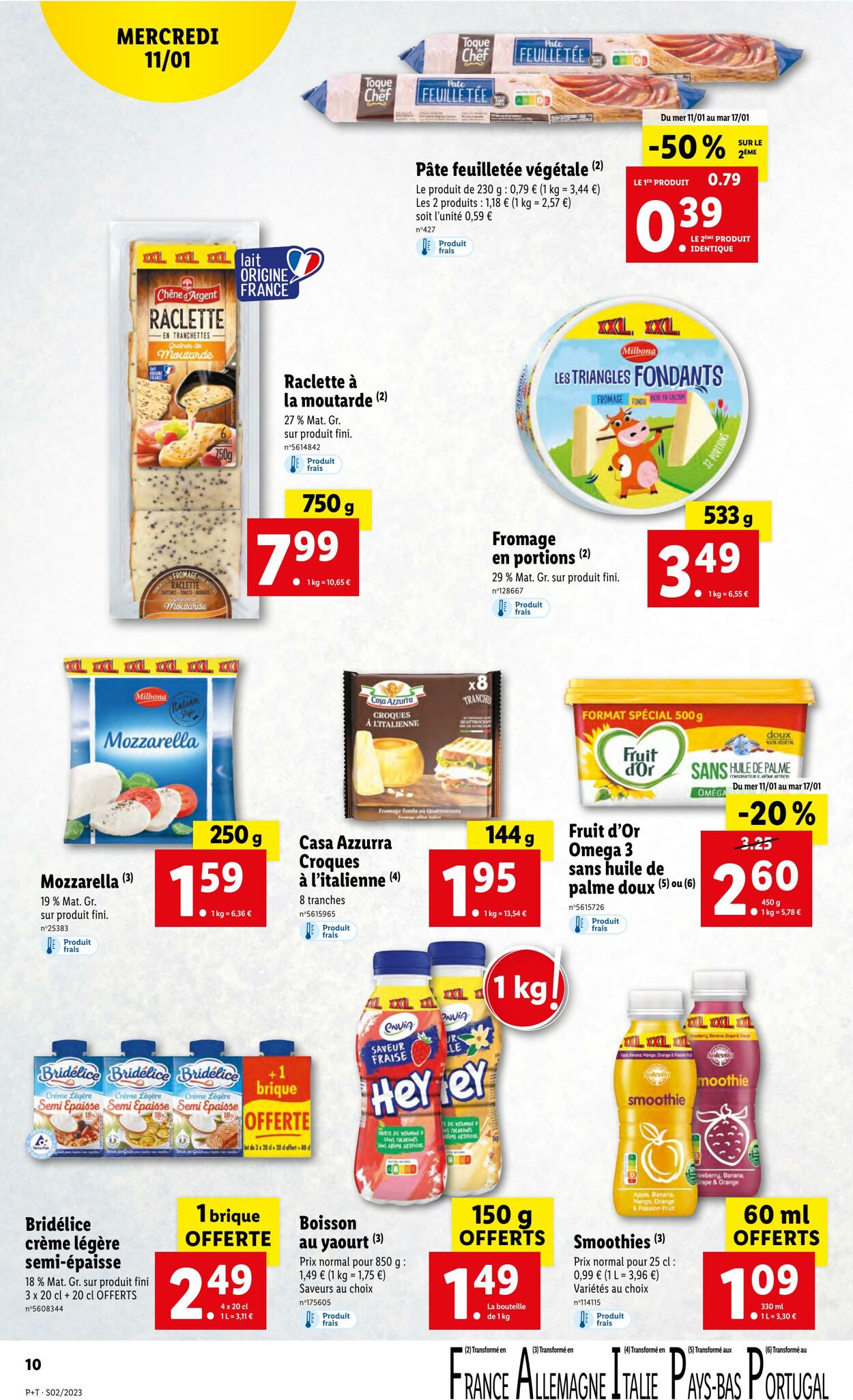 Catalogue Lidl 11.01.2023 - 17.01.2023