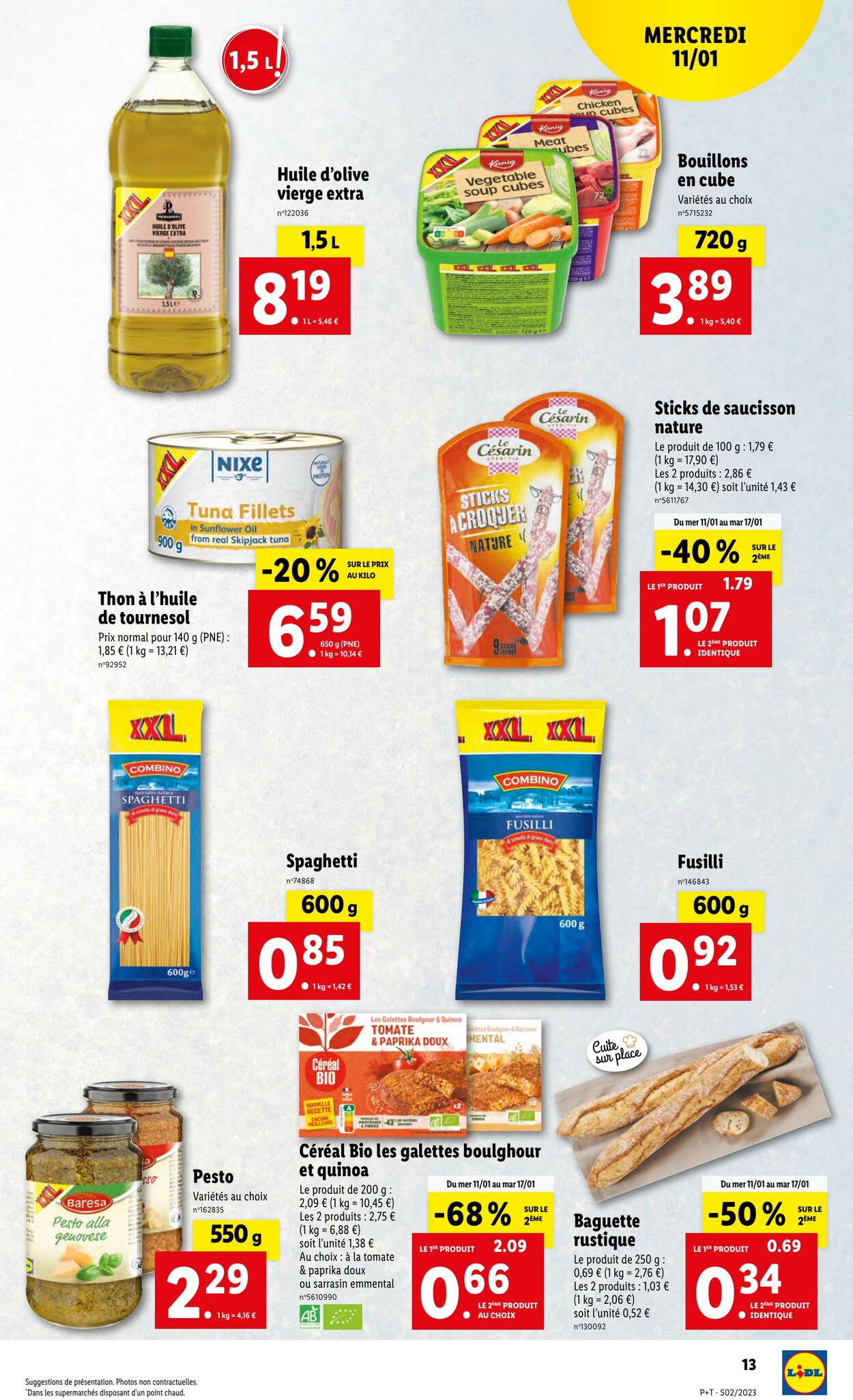 Catalogue Lidl 11.01.2023 - 17.01.2023