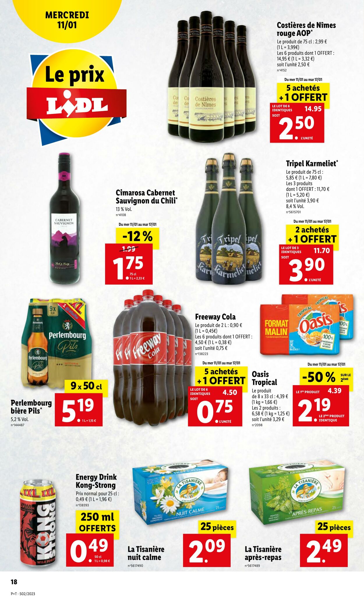 Catalogue Lidl 11.01.2023 - 17.01.2023