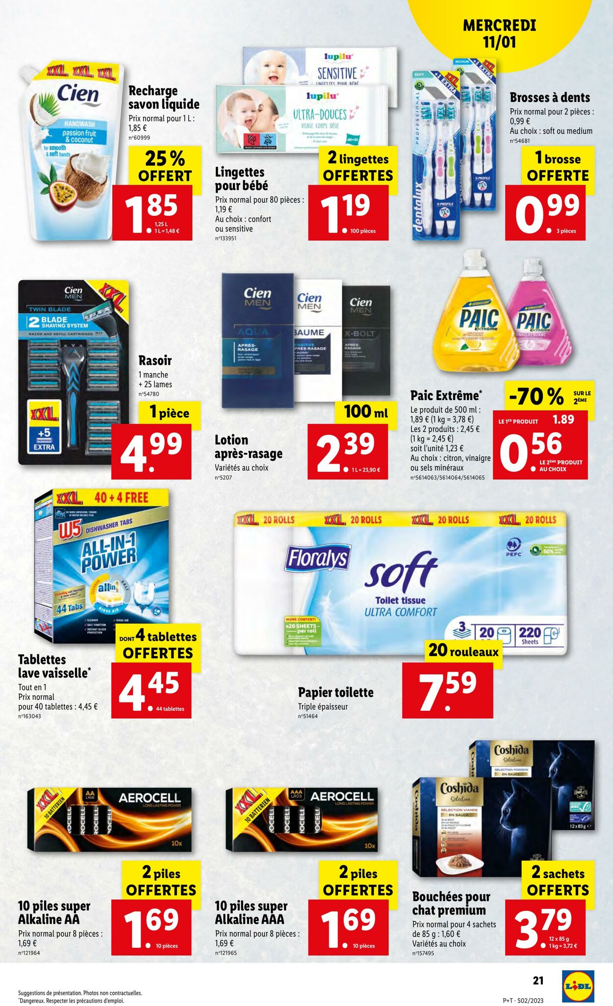 Catalogue Lidl 11.01.2023 - 17.01.2023