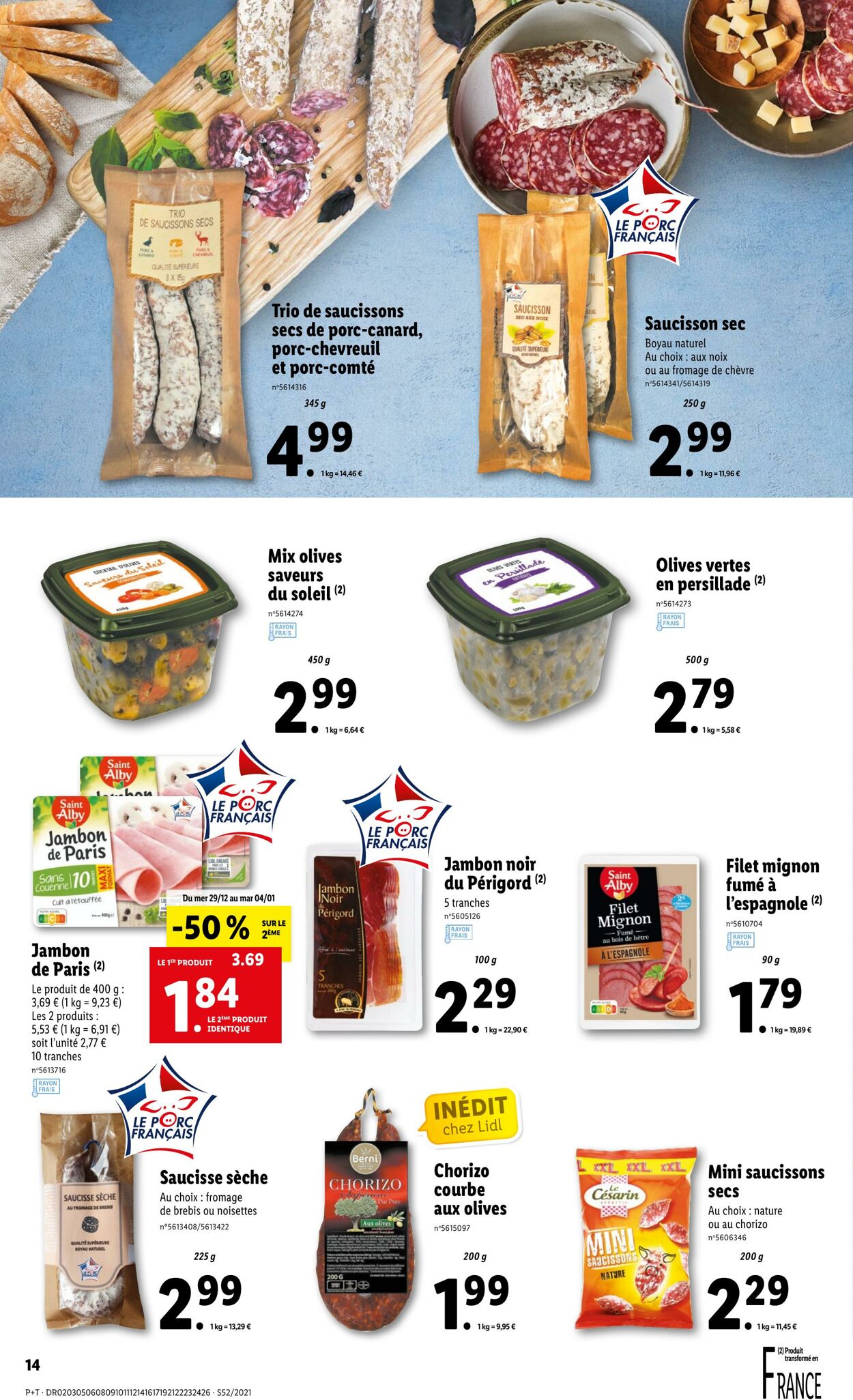 Catalogue Lidl 29.12.2021 - 04.01.2022