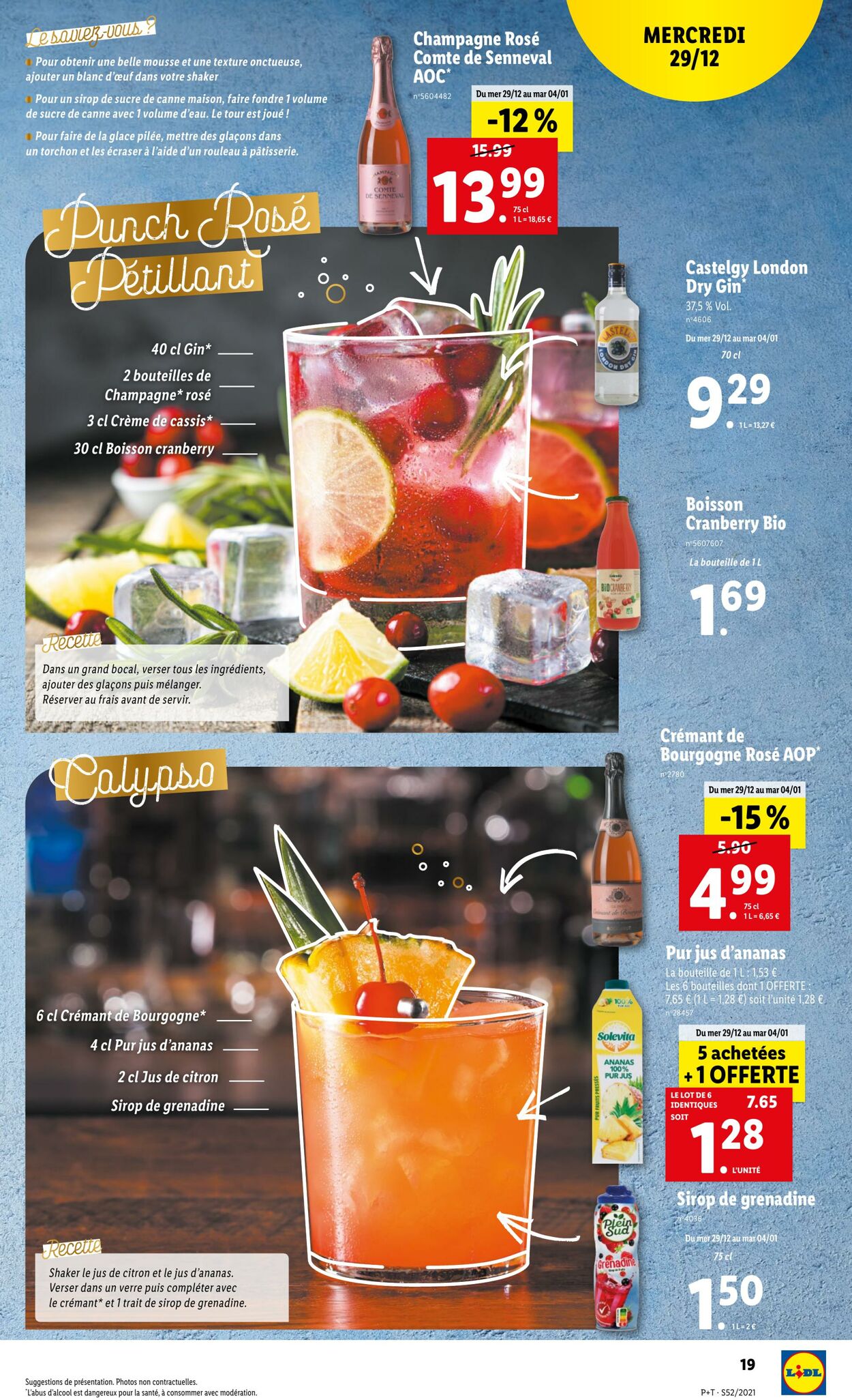 Catalogue Lidl 29.12.2021 - 04.01.2022