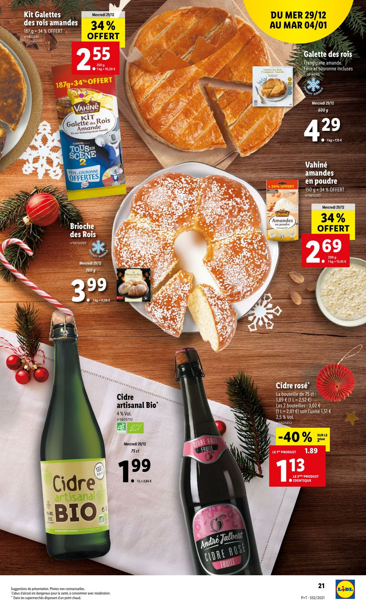 Catalogue Lidl 29.12.2021 - 04.01.2022