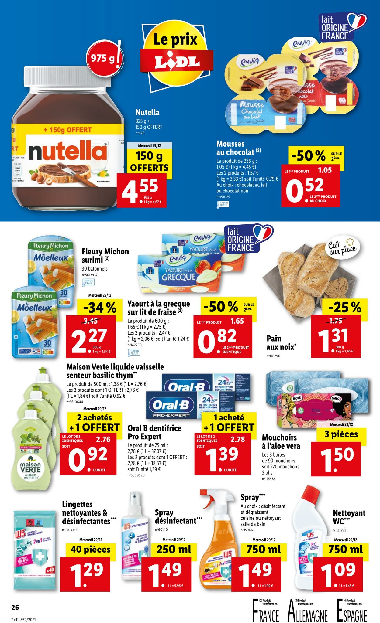 Catalogue Lidl 29.12.2021 - 04.01.2022