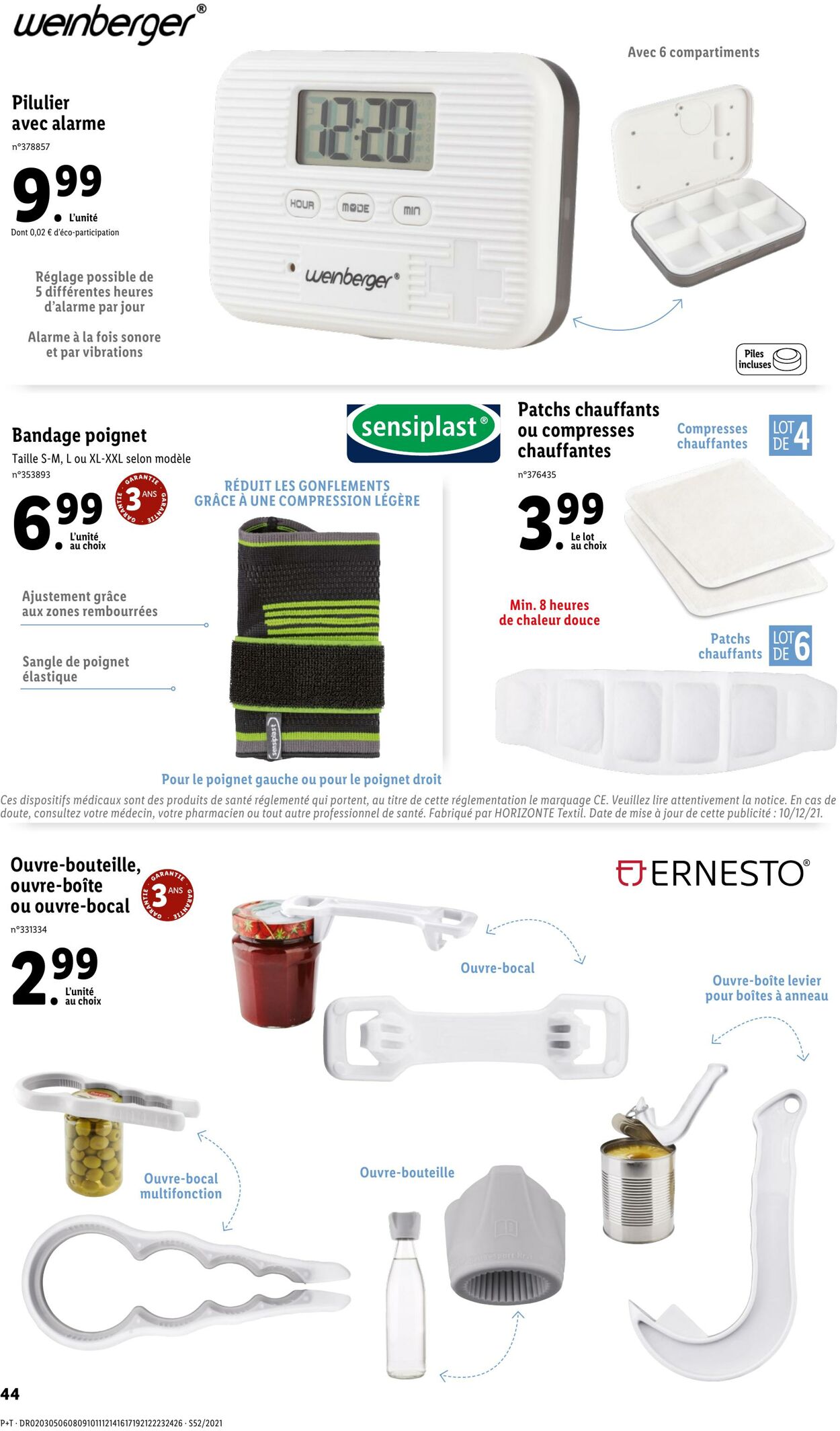 Catalogue Lidl 29.12.2021 - 04.01.2022