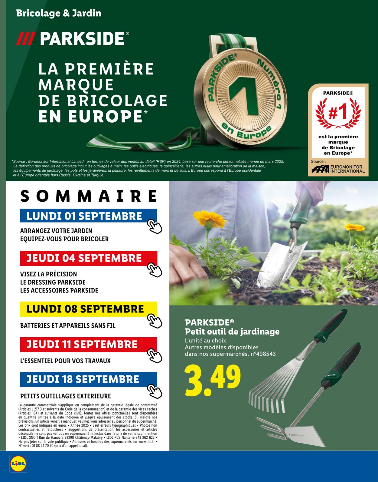 Catalogue Lidl 01.09.2025 - 18.09.2025