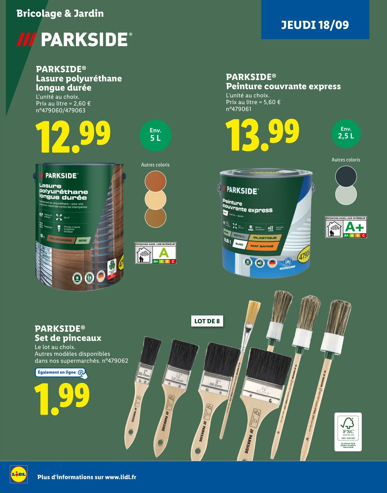 Catalogue Lidl 01.09.2025 - 18.09.2025