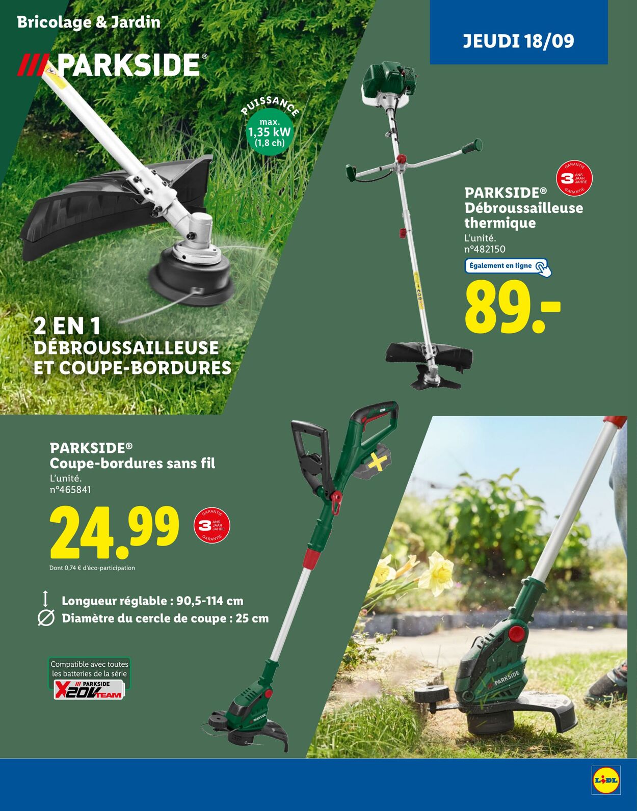 Catalogue Lidl 01.09.2025 - 18.09.2025