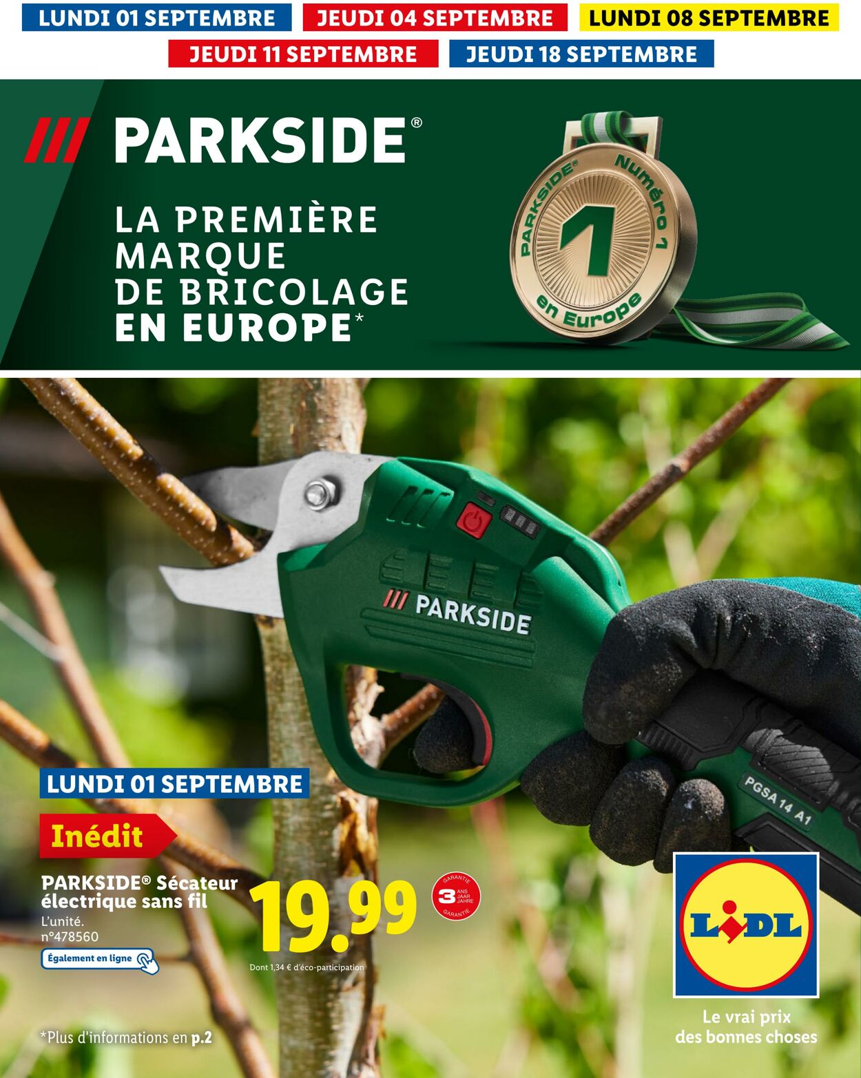 Catalogue Lidl 01.09.2025 - 18.09.2025