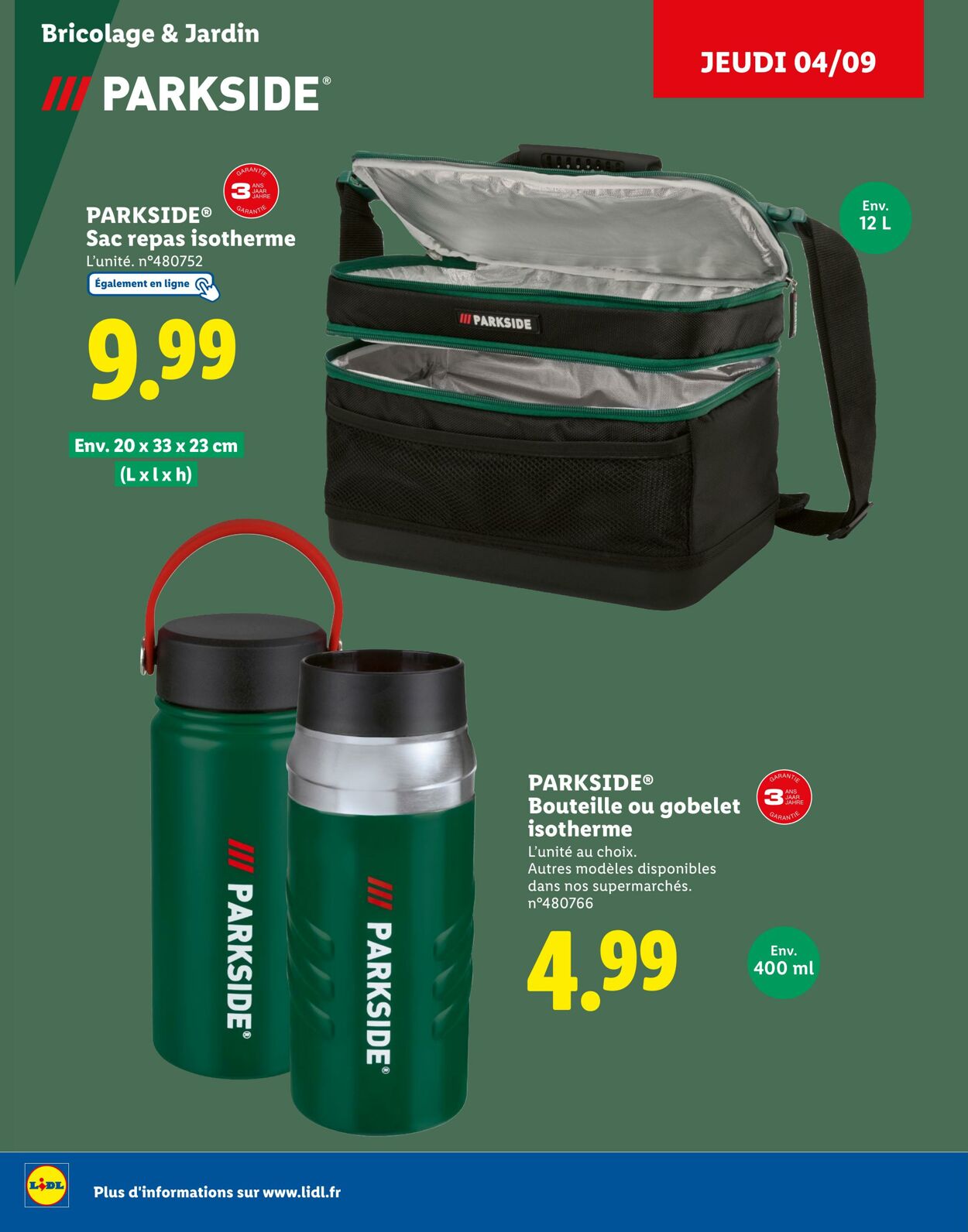 Catalogue Lidl 01.09.2025 - 18.09.2025