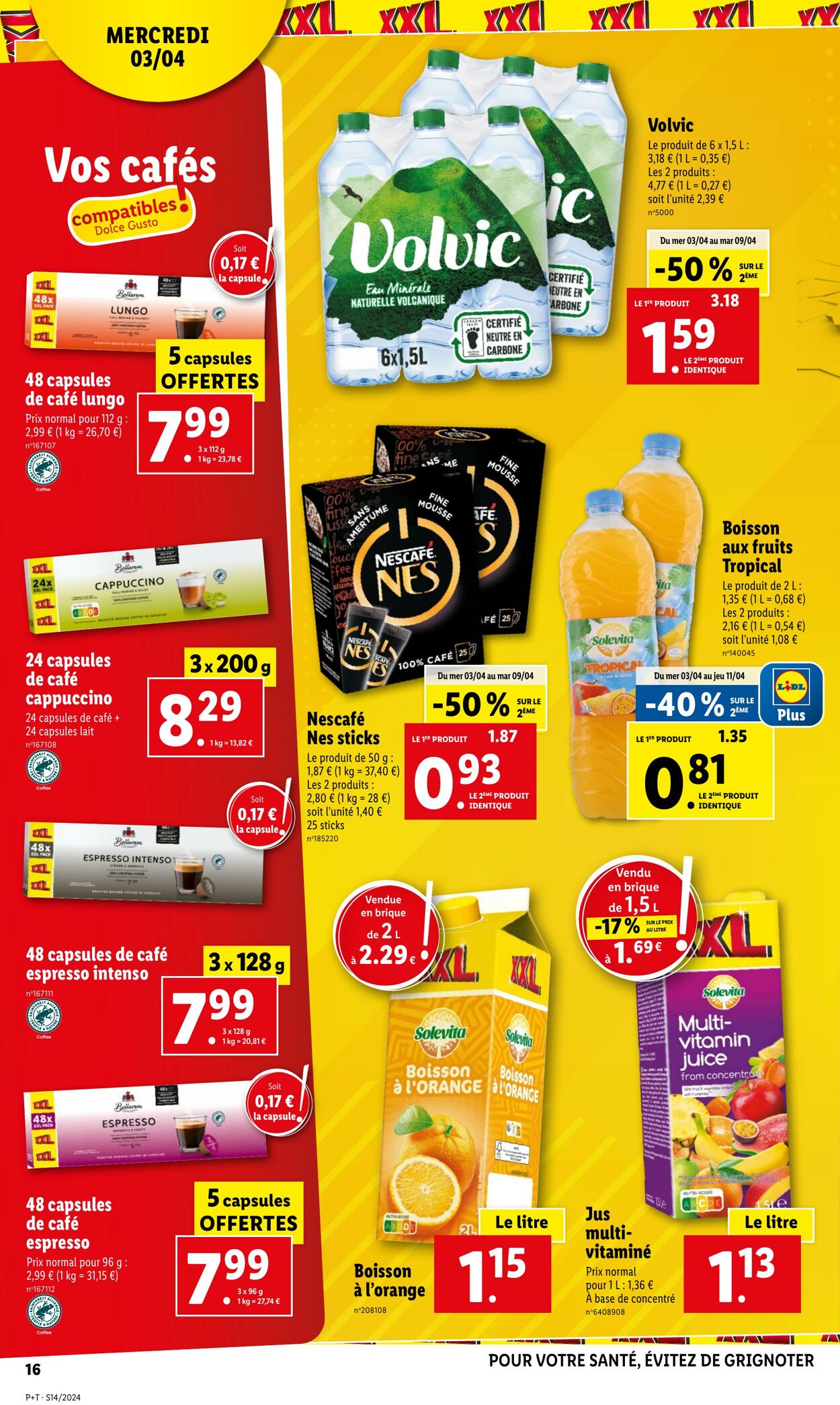 Catalogue Lidl 03.04.2024 - 09.04.2024