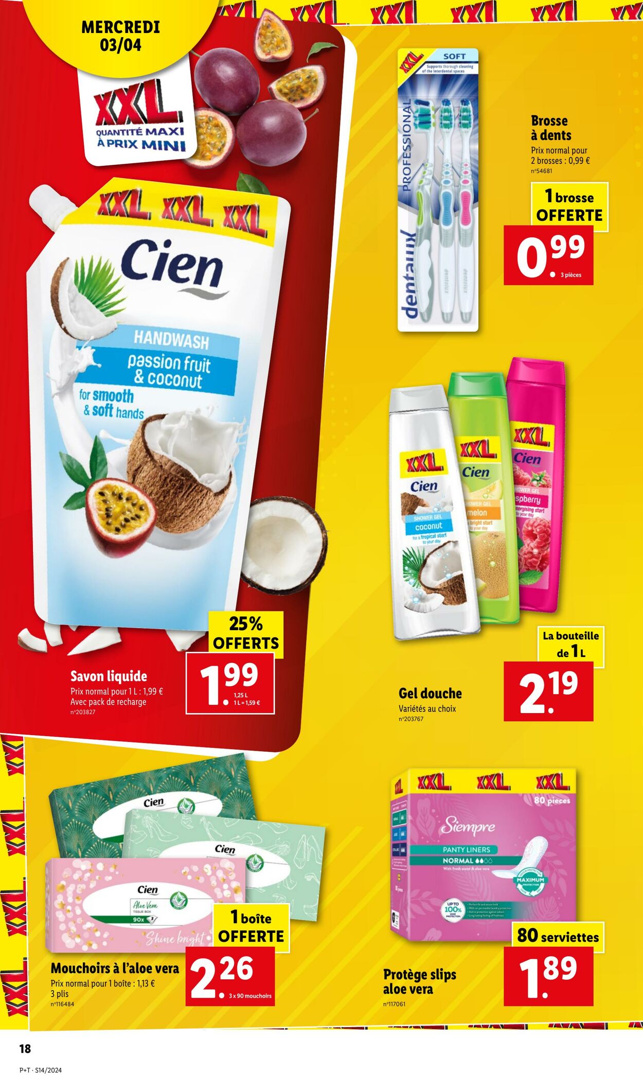 Catalogue Lidl 03.04.2024 - 09.04.2024