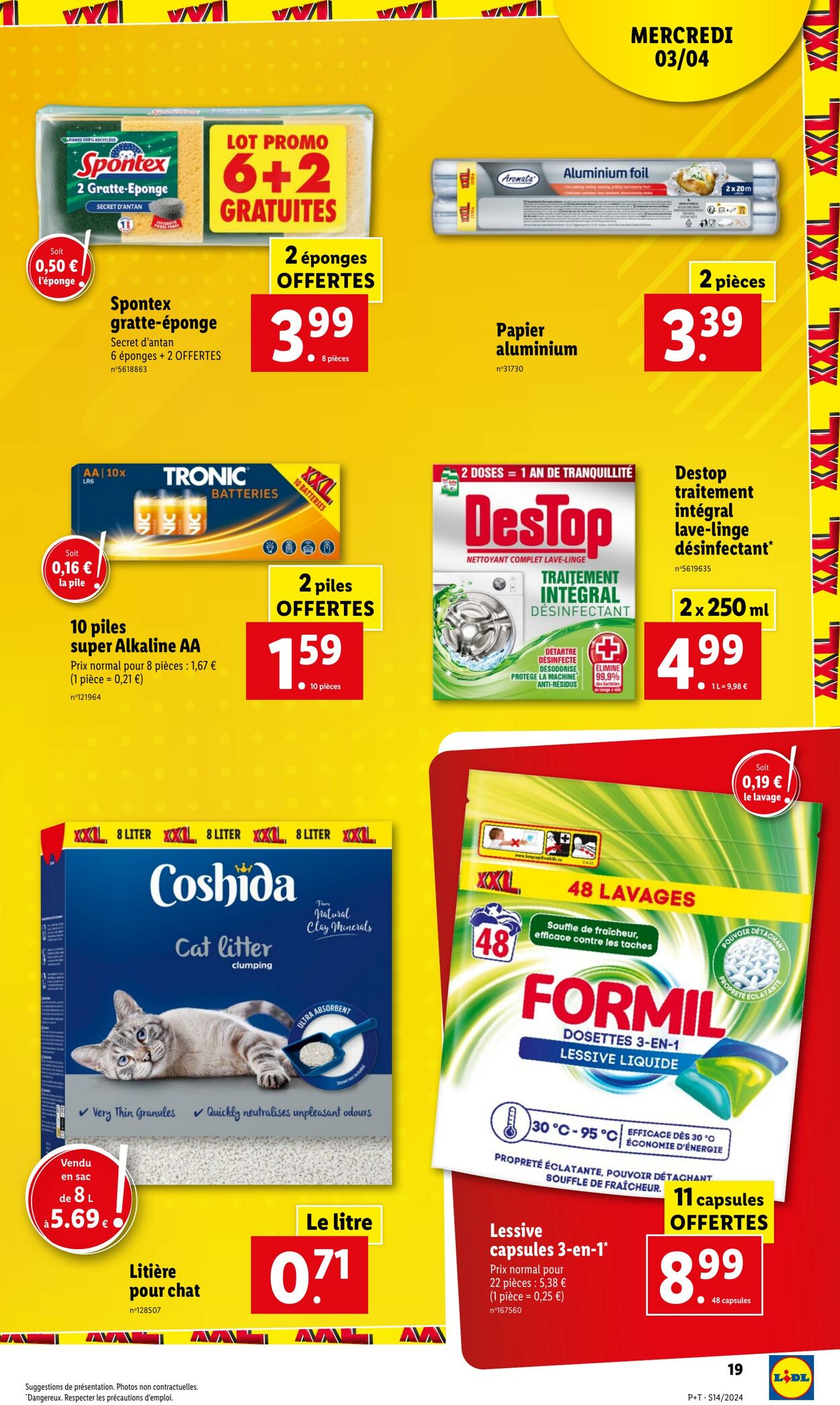 Catalogue Lidl 03.04.2024 - 09.04.2024