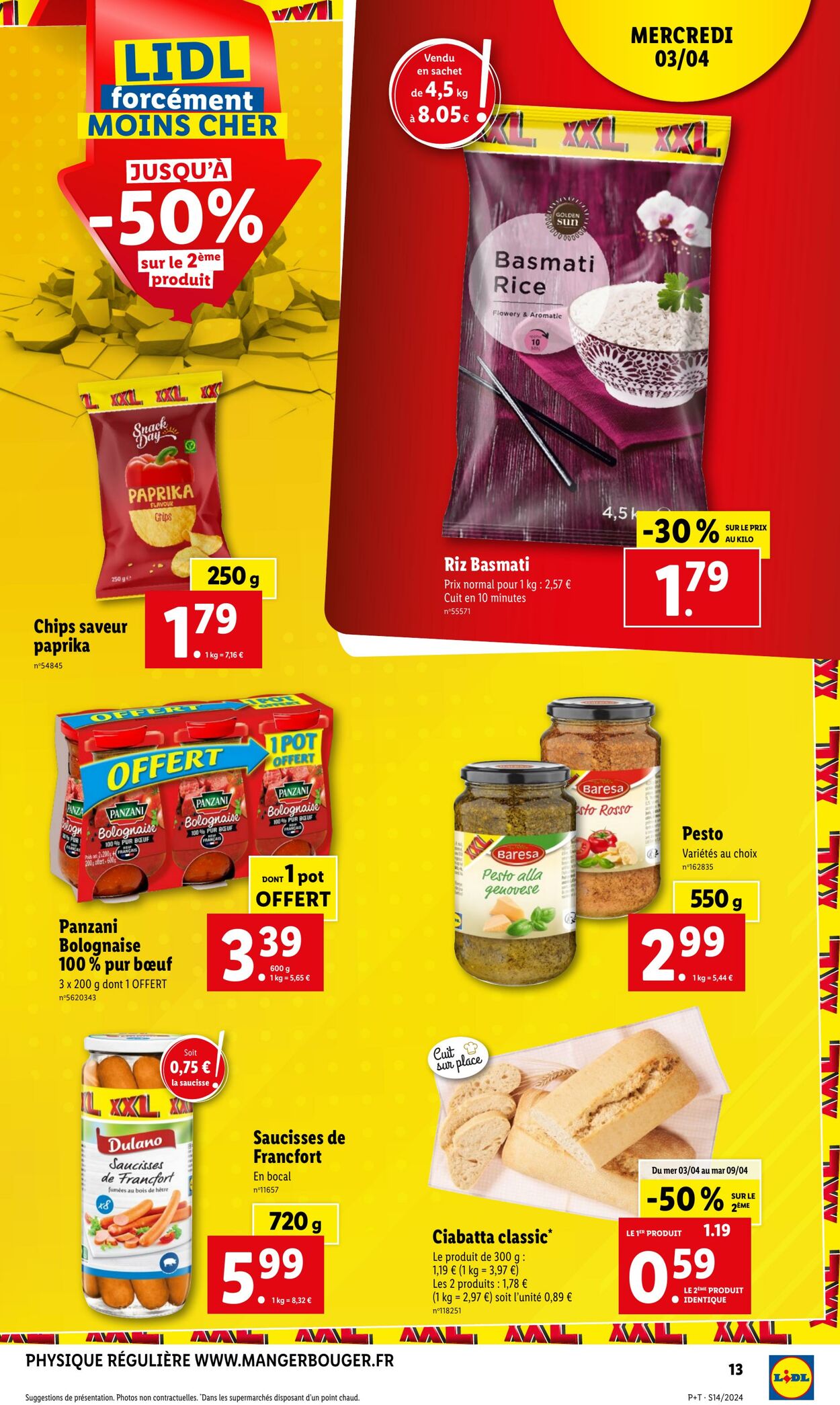 Catalogue Lidl 03.04.2024 - 09.04.2024