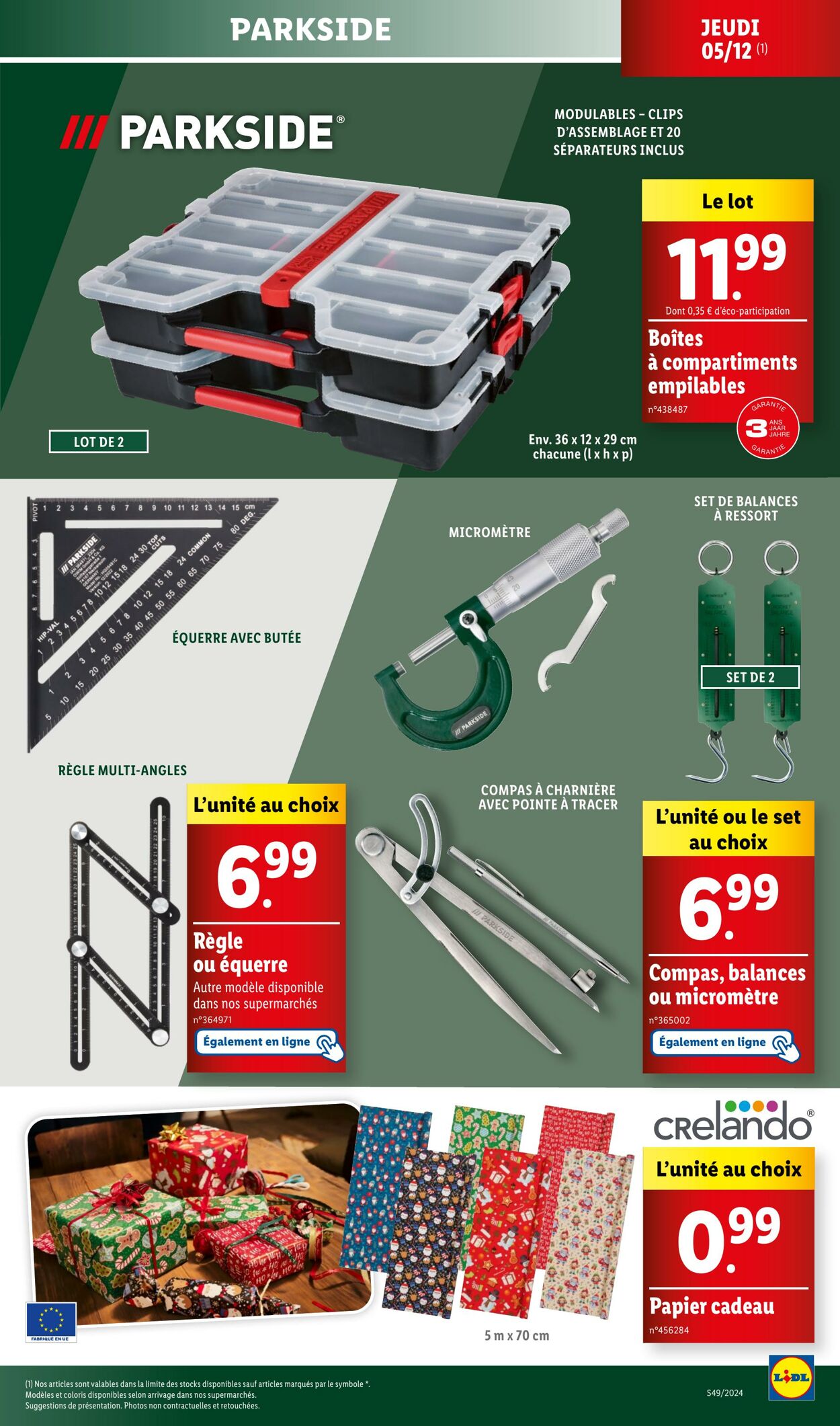 Catalogue Lidl 03.12.2024 - 15.12.2024