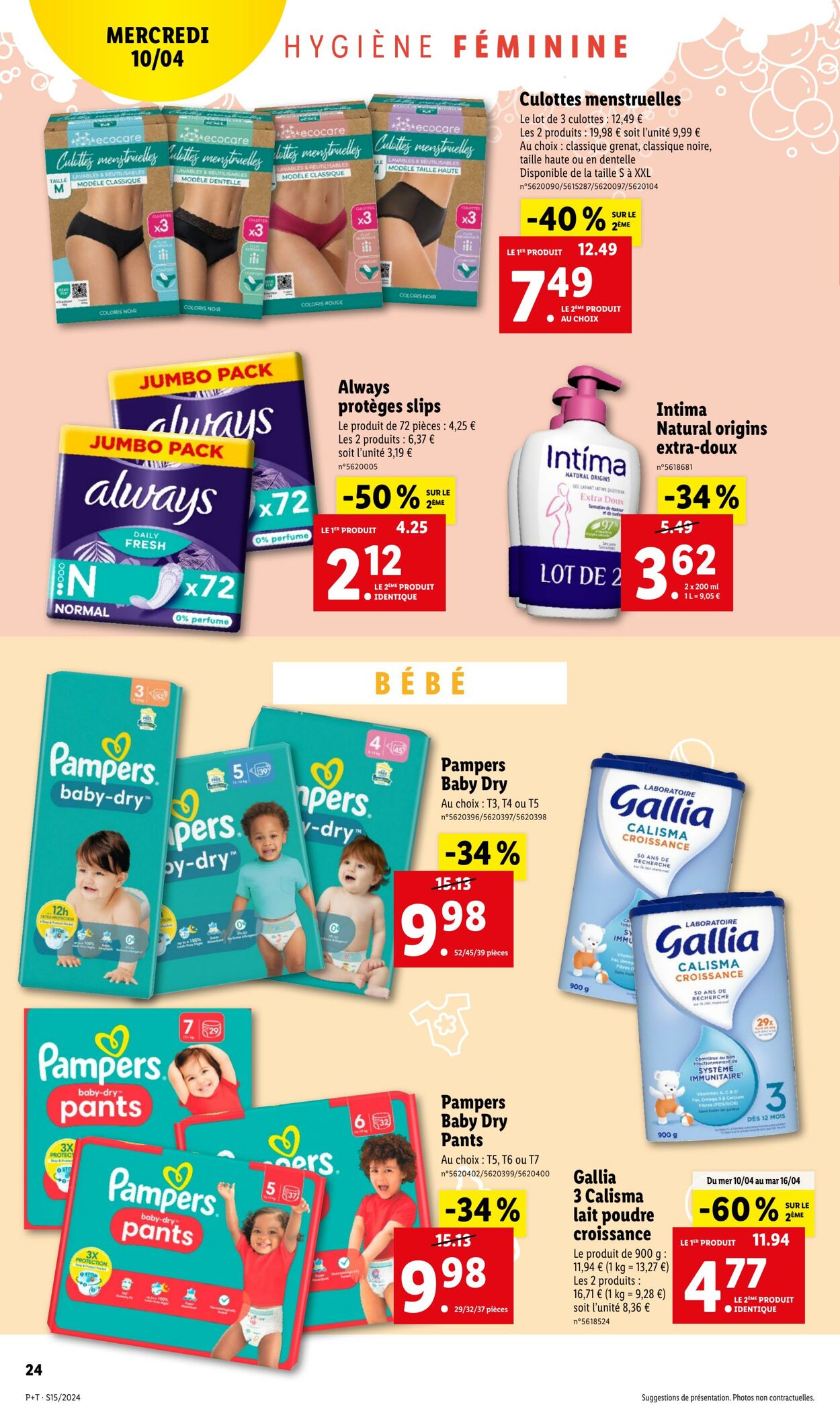 Catalogue Lidl 10.04.2024 - 16.04.2024