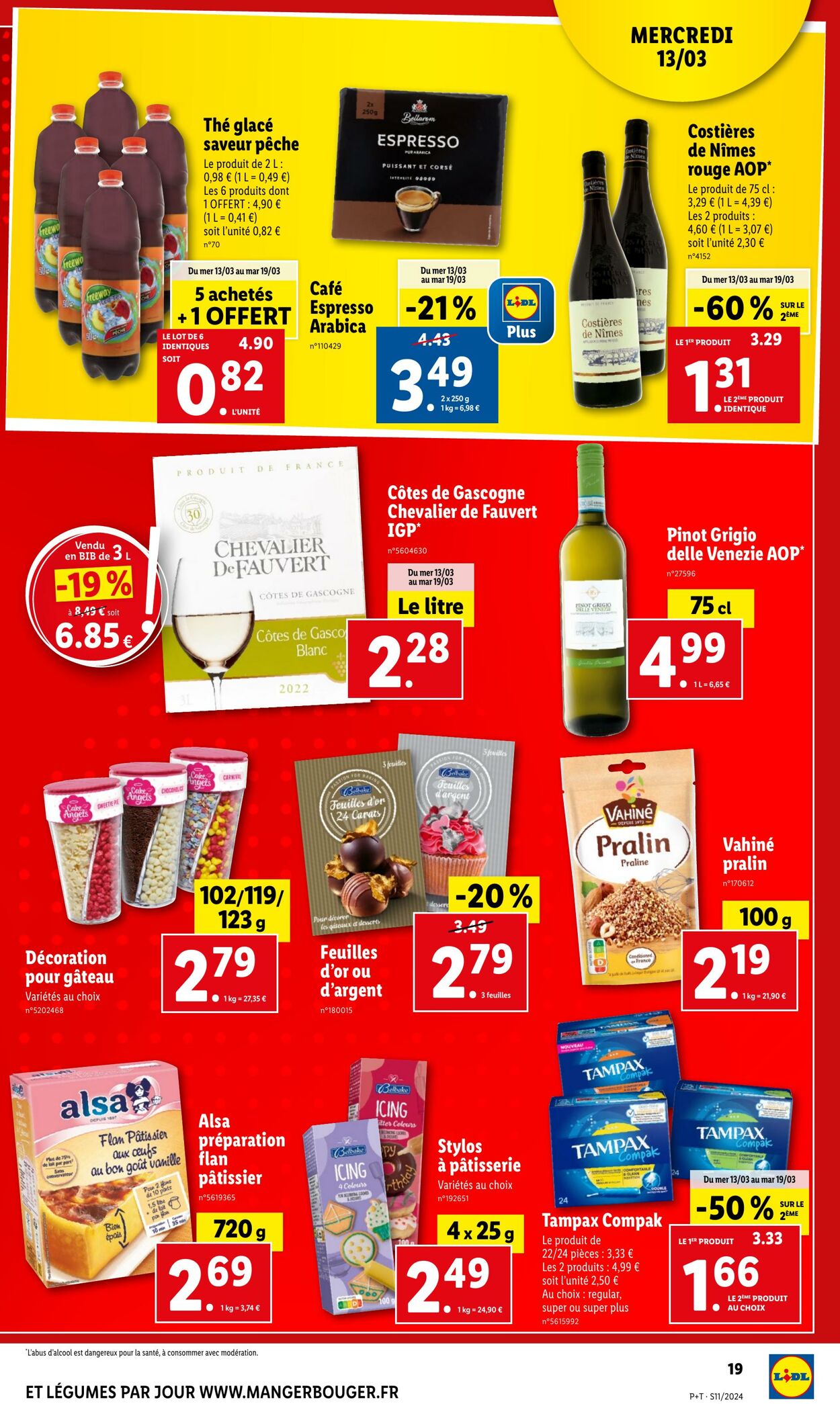 Catalogue Lidl 13.03.2024 - 19.03.2024