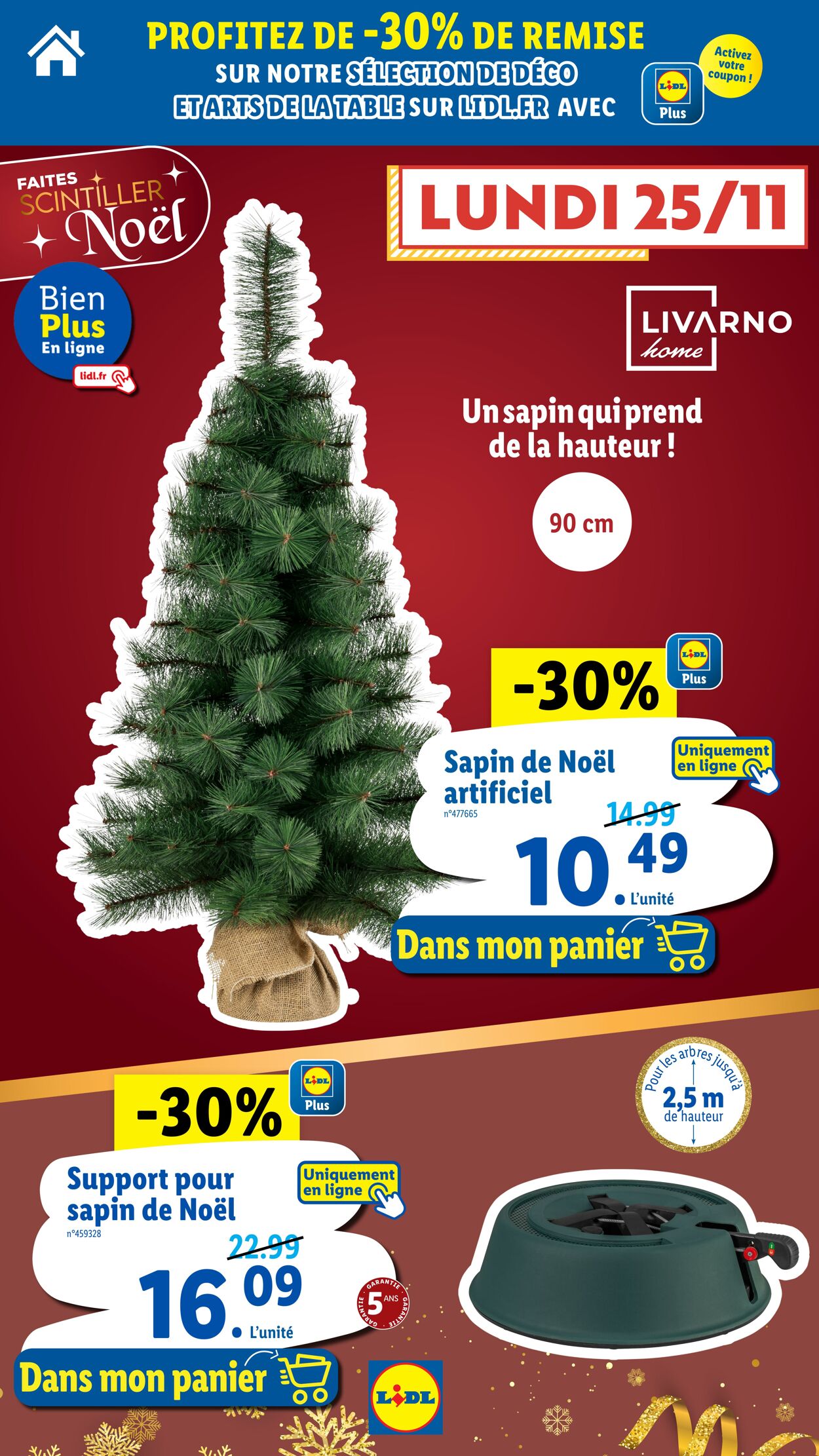 Catalogue Lidl 02.12.2024 - 15.12.2024