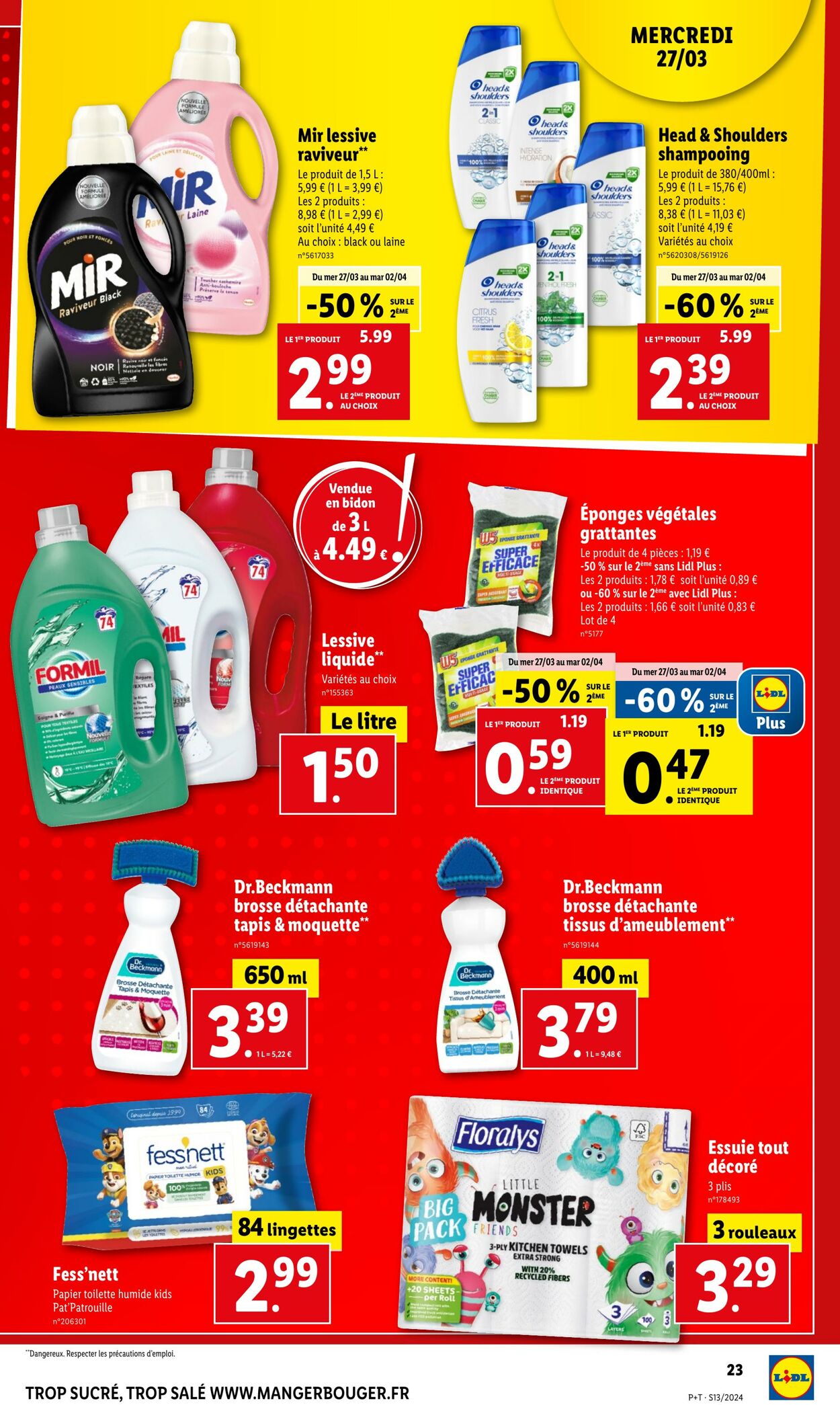 Catalogue Lidl 27.03.2024 - 02.04.2024