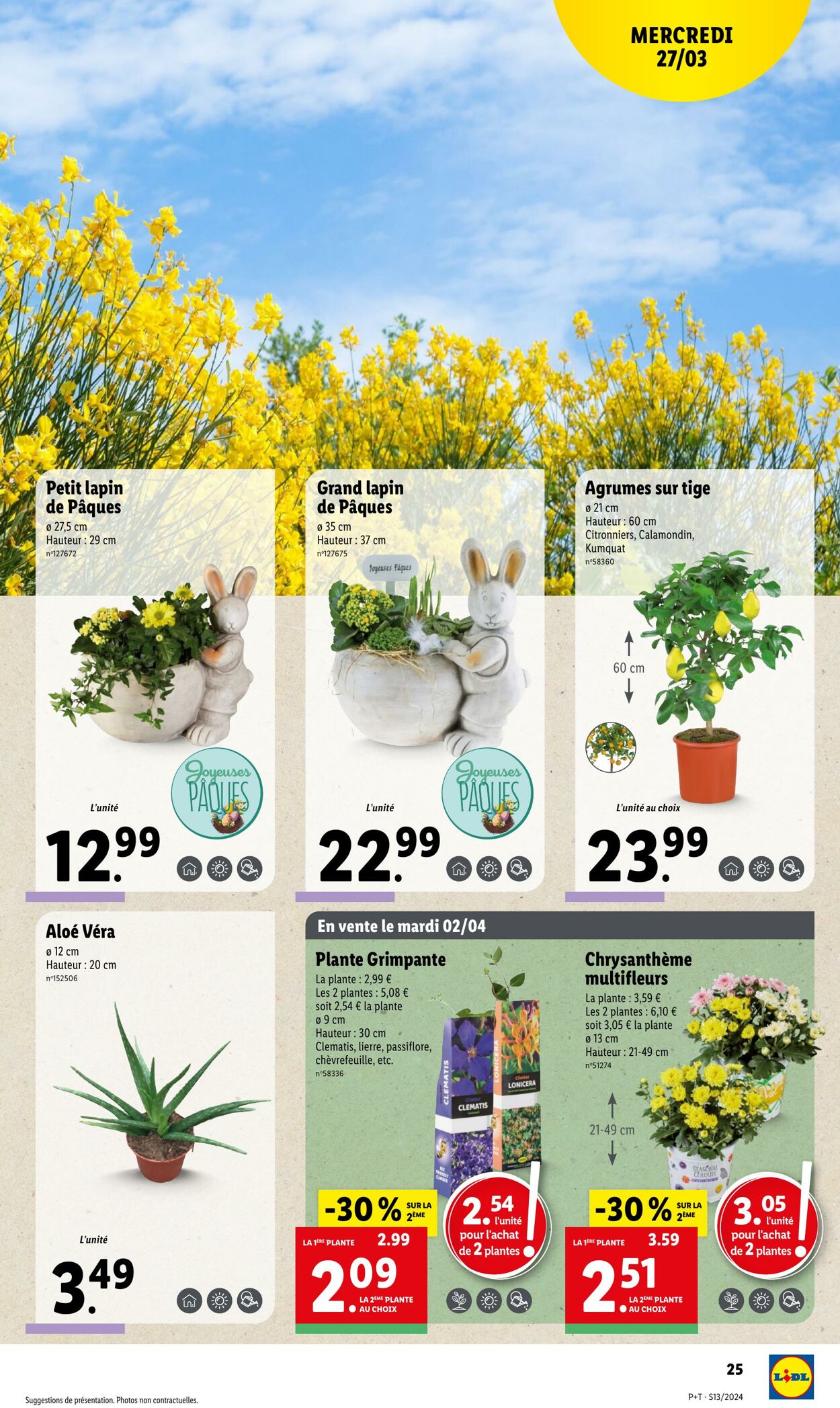 Catalogue Lidl 27.03.2024 - 02.04.2024