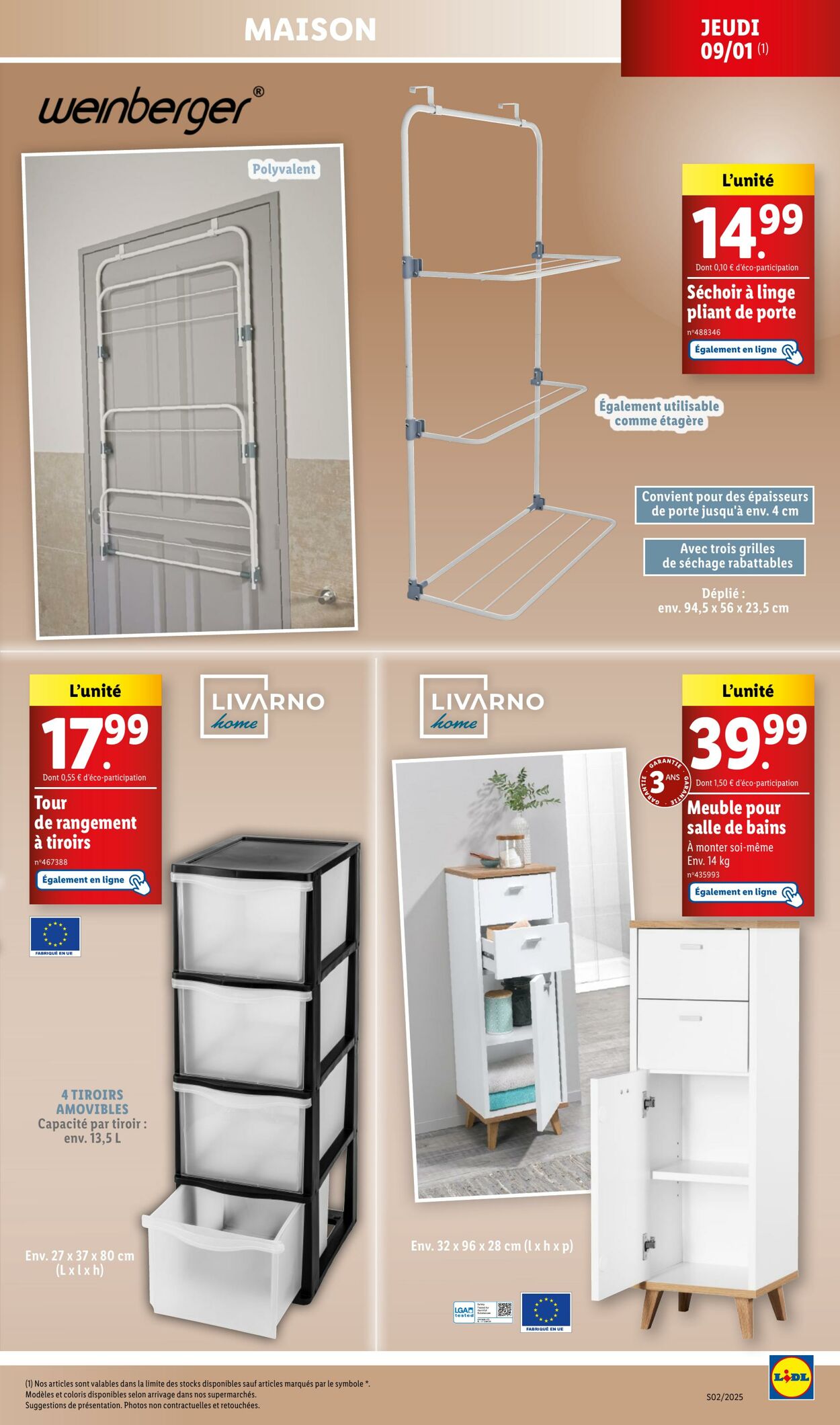 Catalogue Lidl 02.01.2025 - 19.01.2025