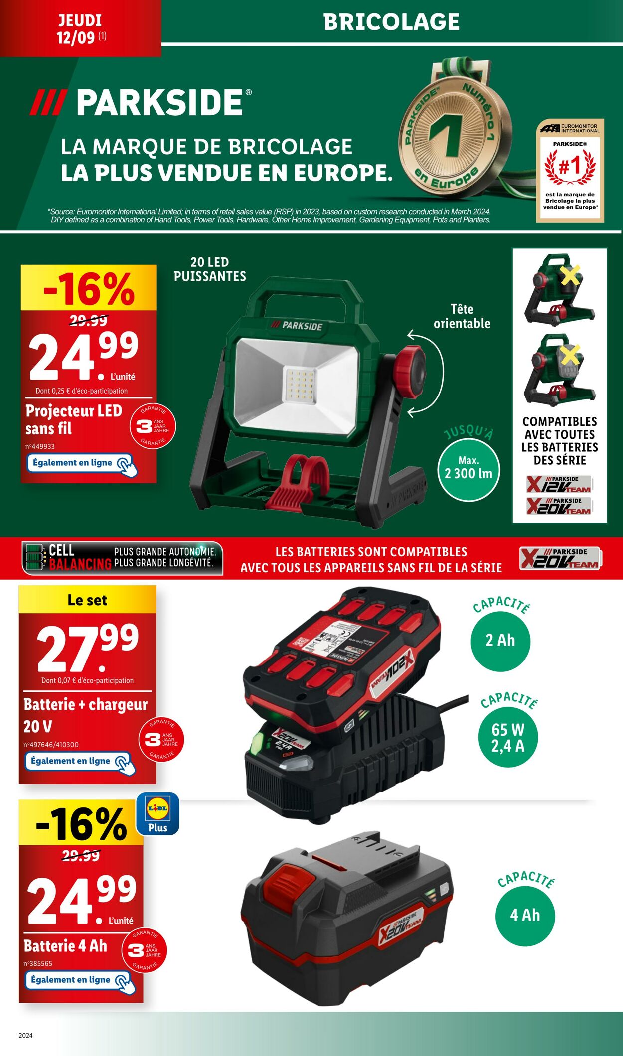 Catalogue Lidl 11.09.2024 - 18.09.2024