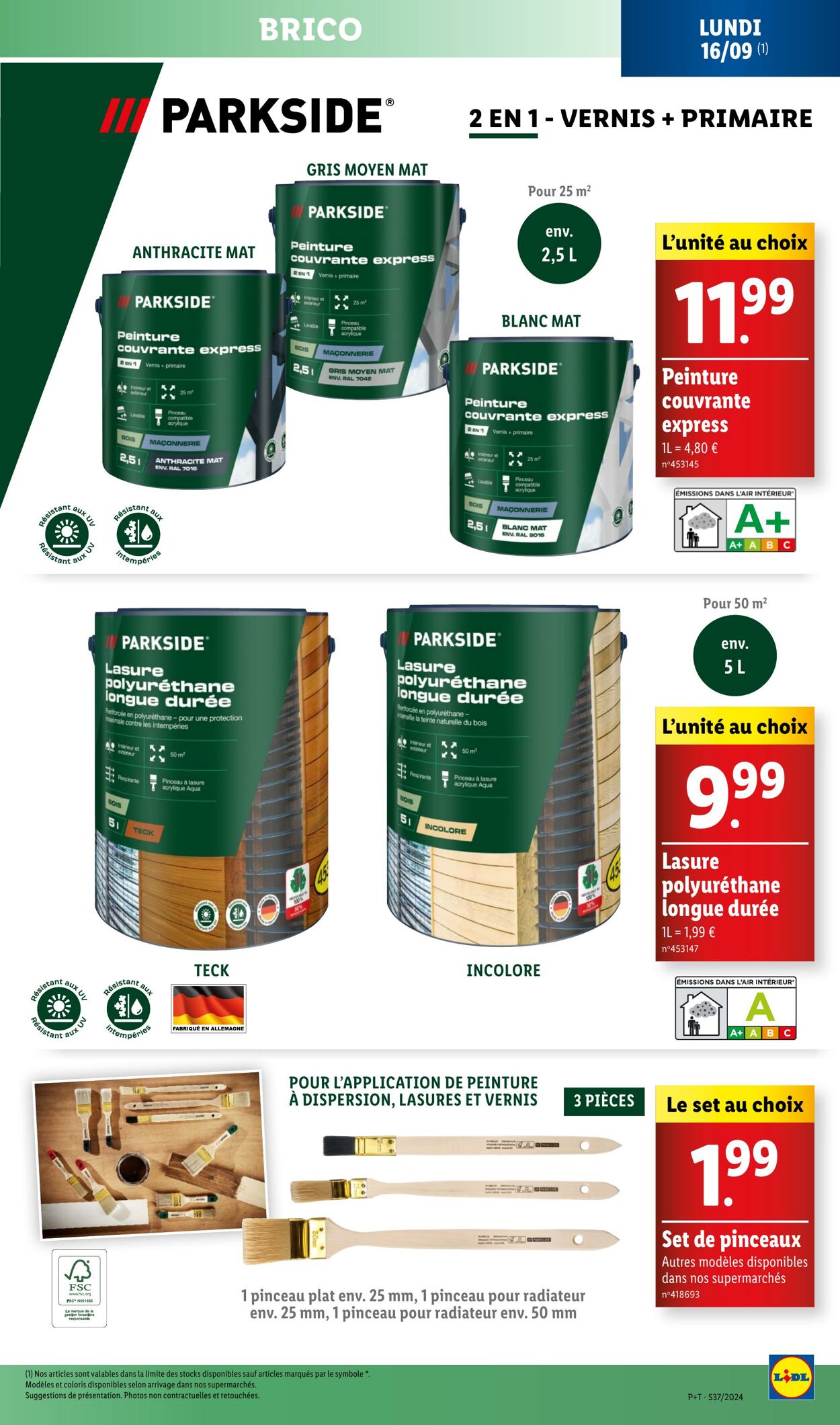 Catalogue Lidl 11.09.2024 - 18.09.2024