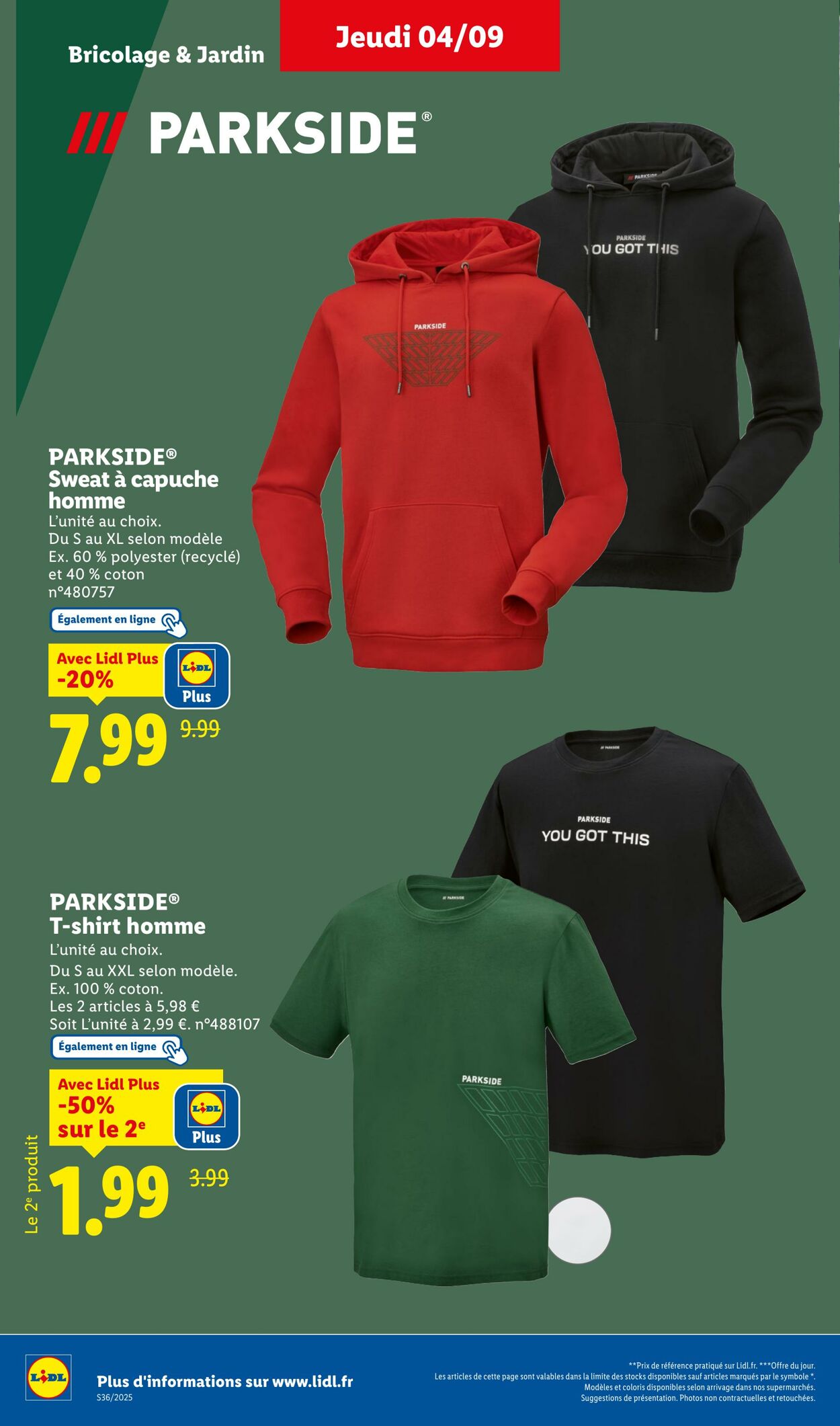 Catalogue Lidl 04.09.2025 - 08.09.2025
