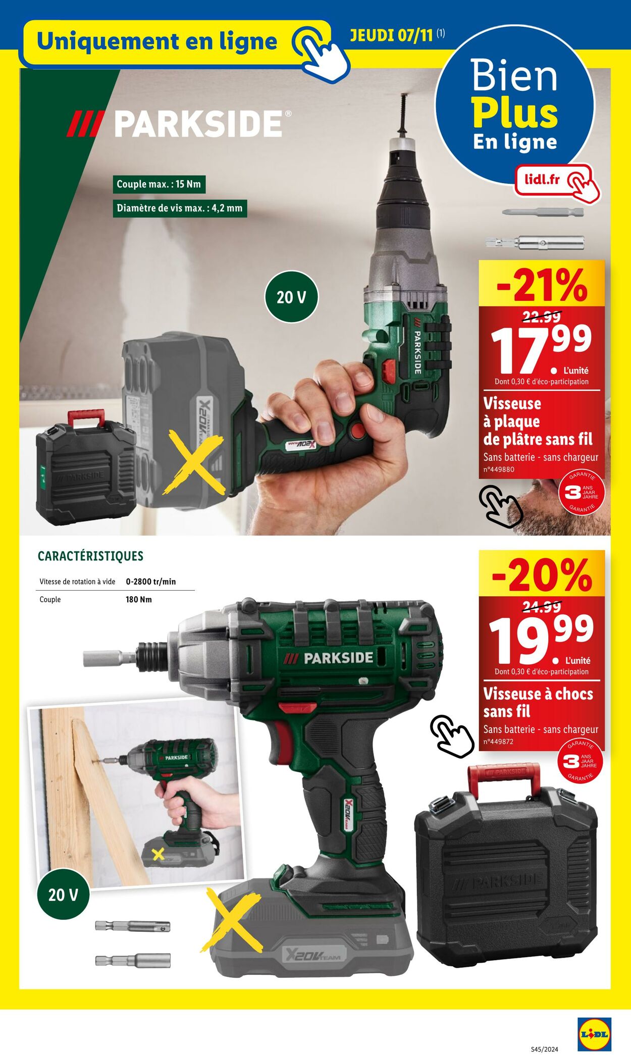 Catalogue Lidl 07.11.2024 - 11.11.2024