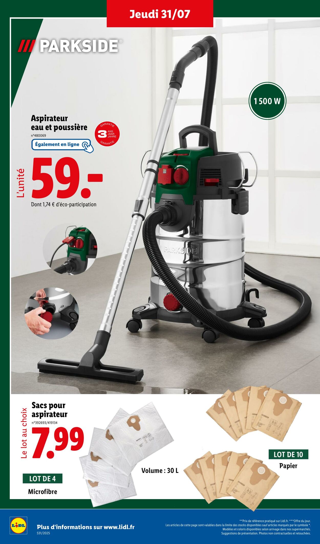 Catalogue Lidl 31.07.2025 - 04.08.2025